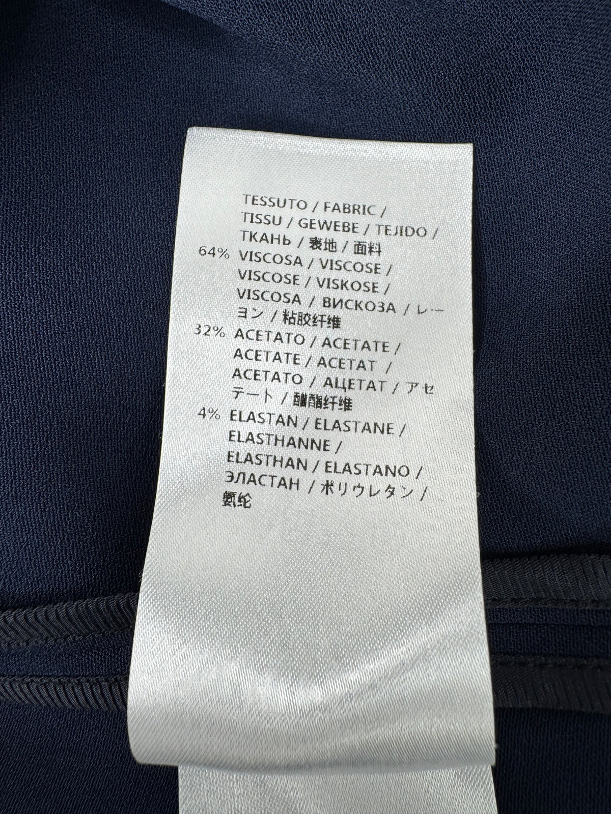 Stella McCartney 2015 Midnight Blue Half Zip - AU14/16