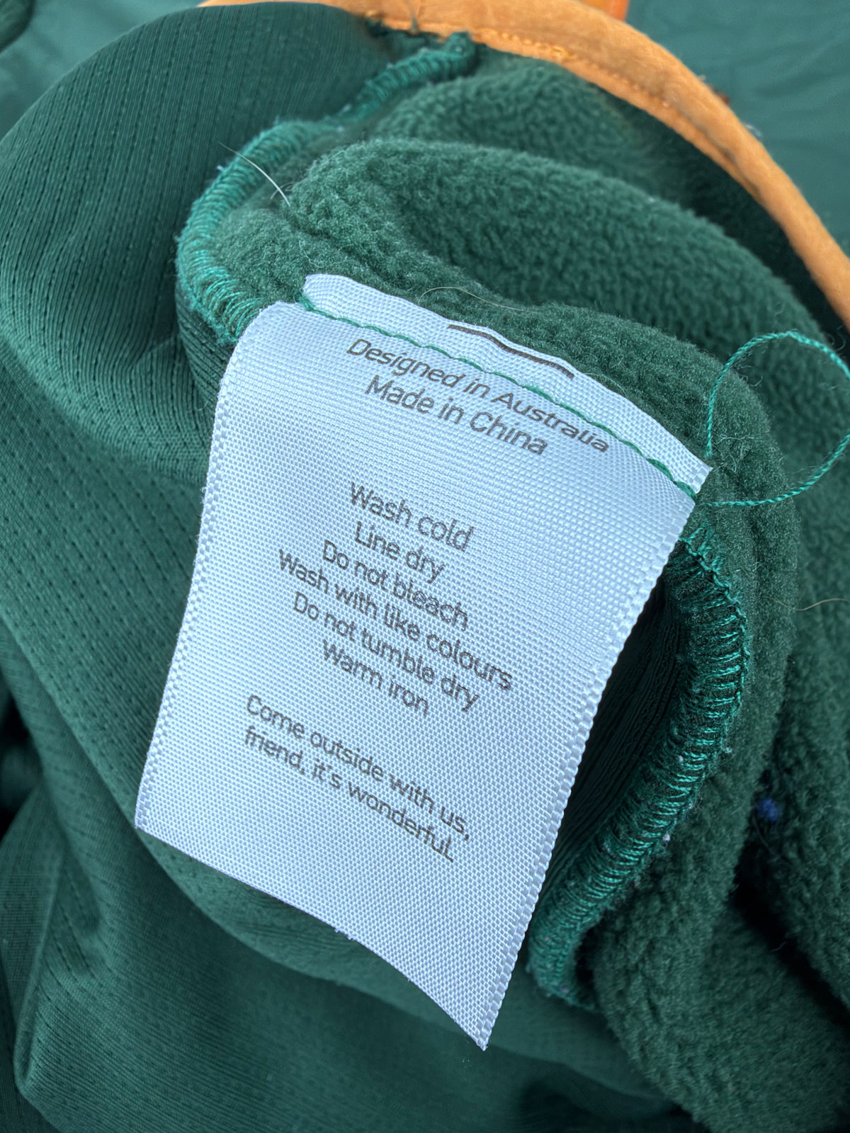Zorali Forest Green Quarter Zip Fleece - XS