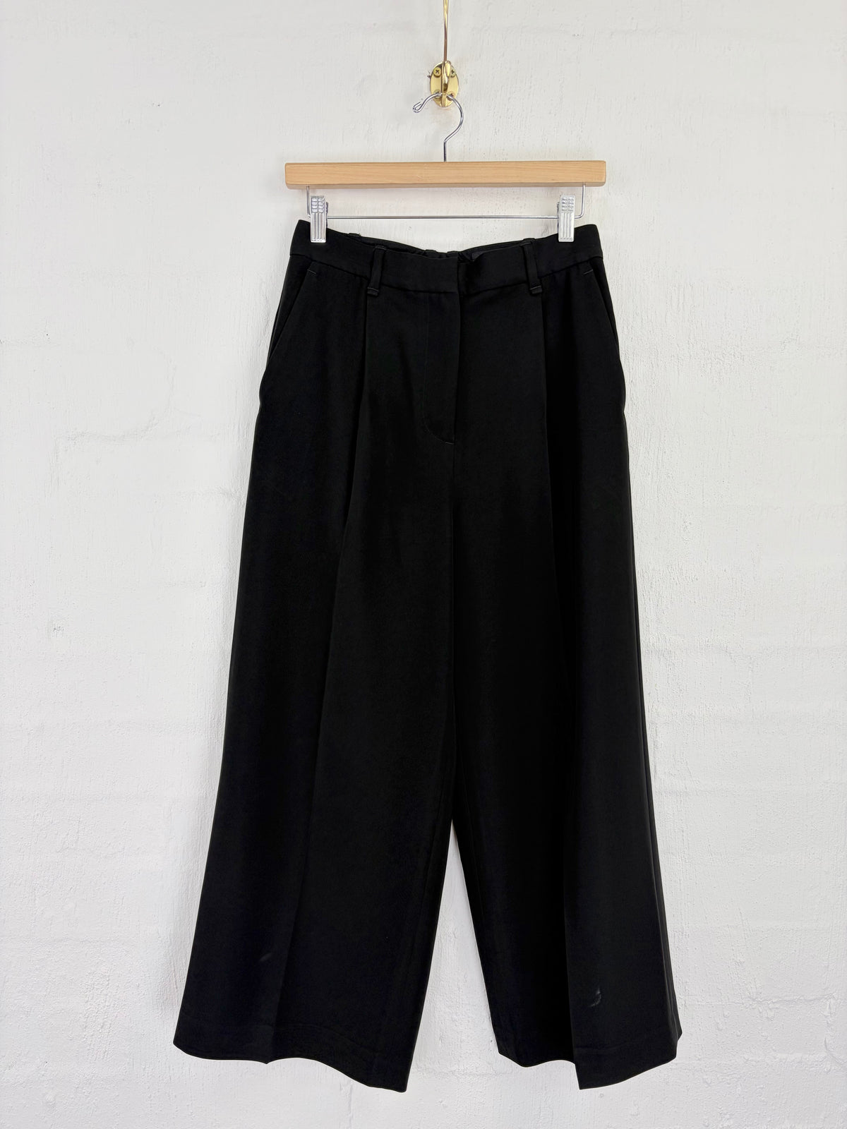 Rag & Bone Black Wide Leg Slacks - AU10