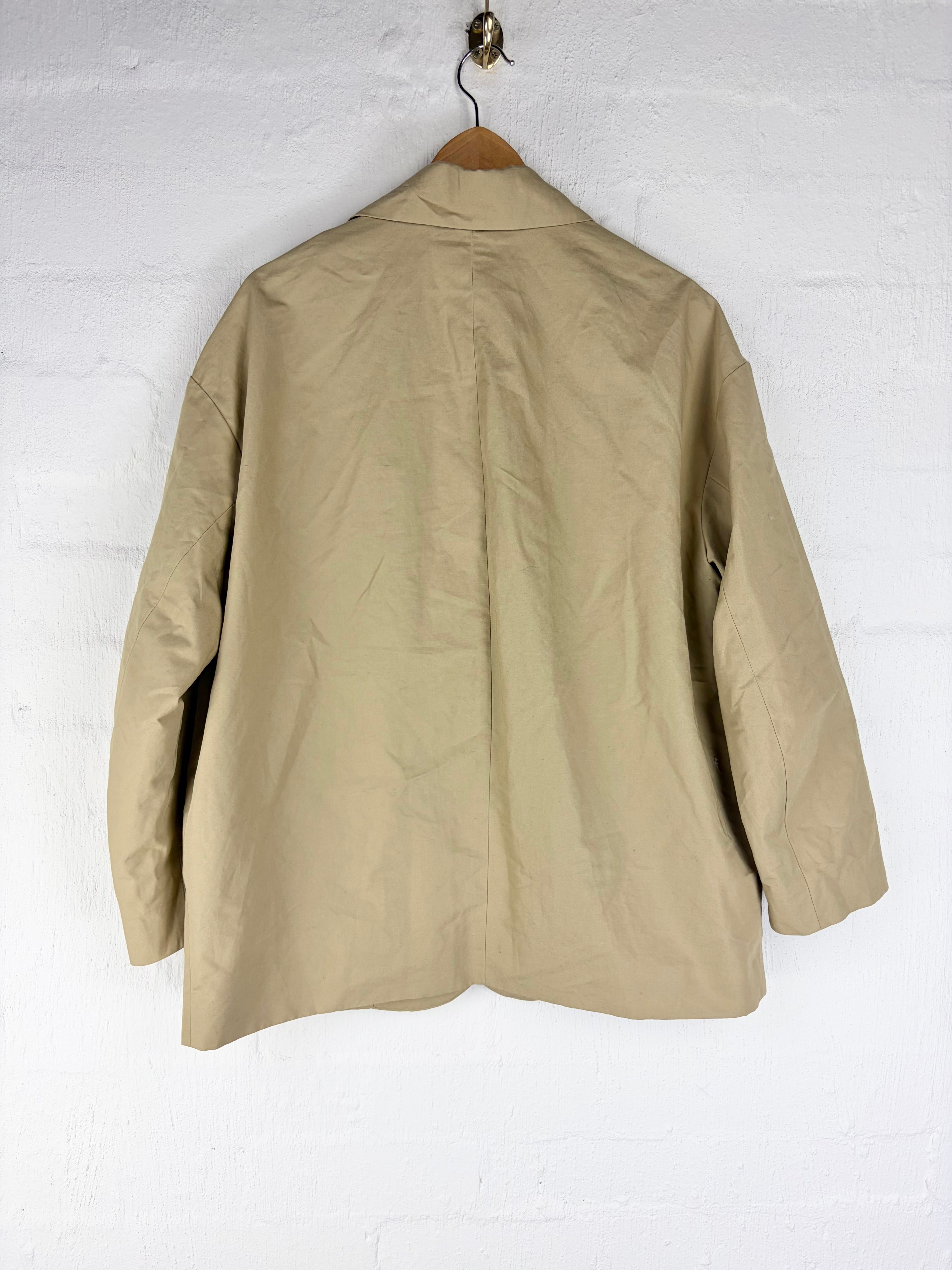Kloke Buff Cotton & Linen Lightweight Jacket - AU10/12