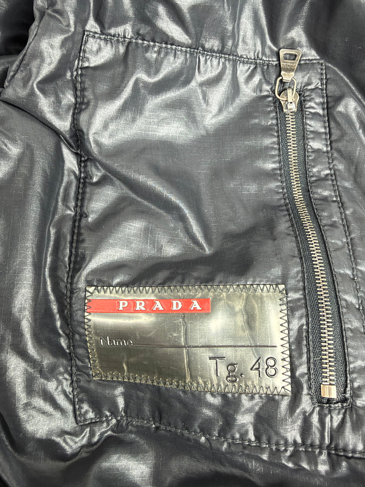 Prada Sport Black Padded Polyester Jacket - AU8/10