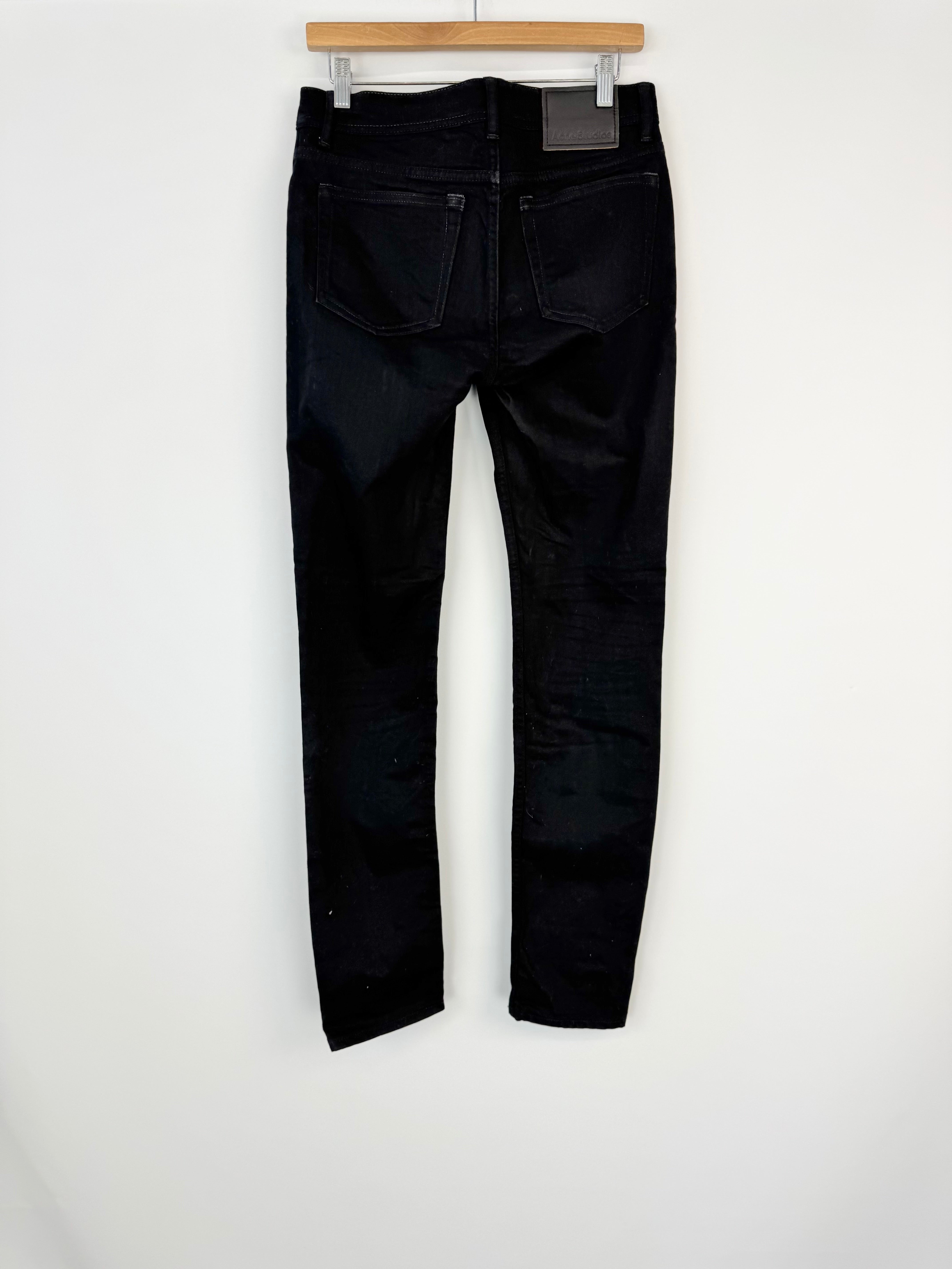 Acne Studios 'Stay North' Black Cotton Jeans - 30/32