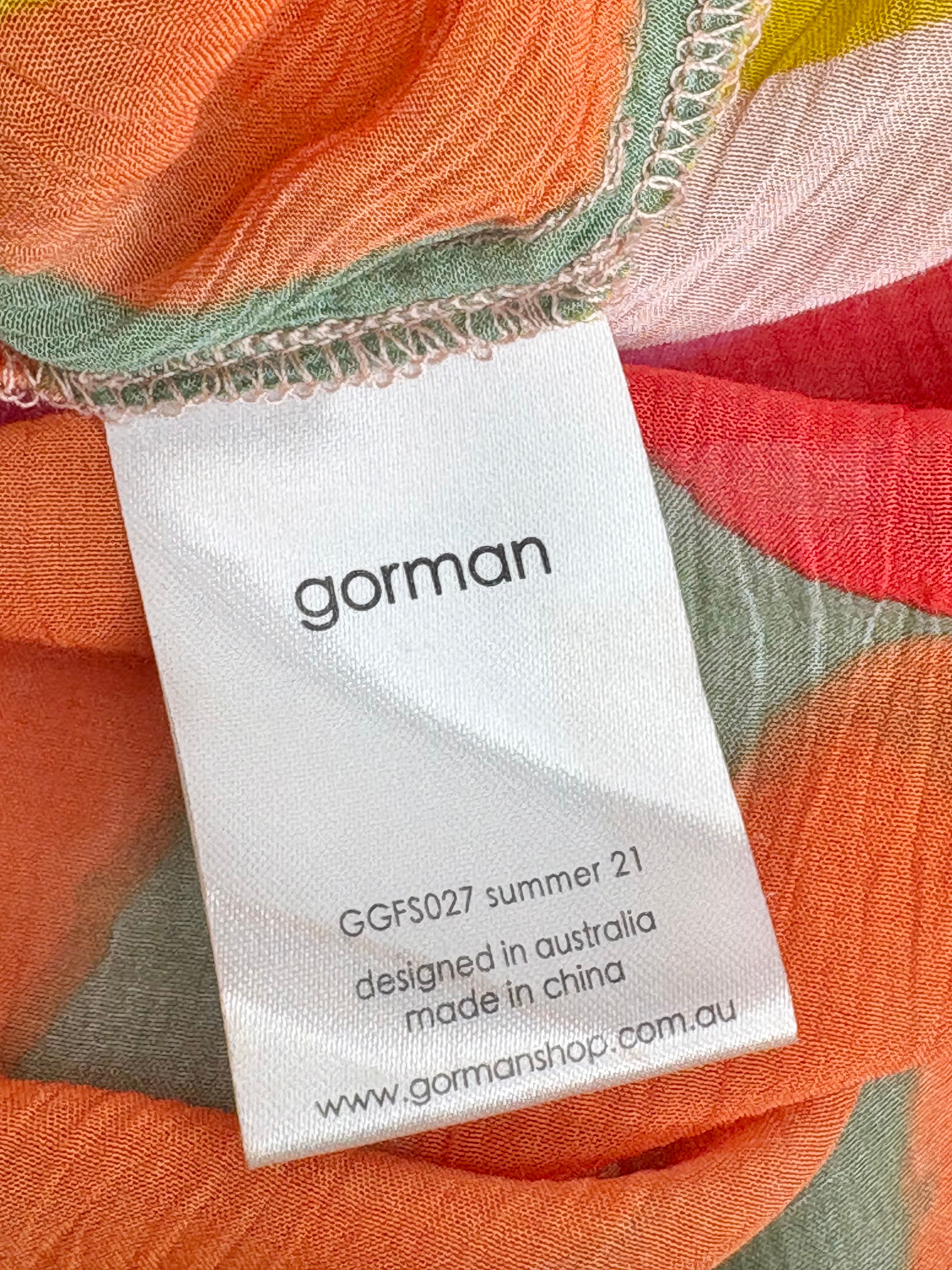 Gorman Sheer Multicolour Abstract Shapes Maxi Dress - AU14