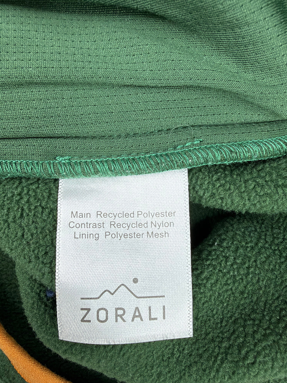 Zorali Forest Green Quarter Zip Fleece - XS