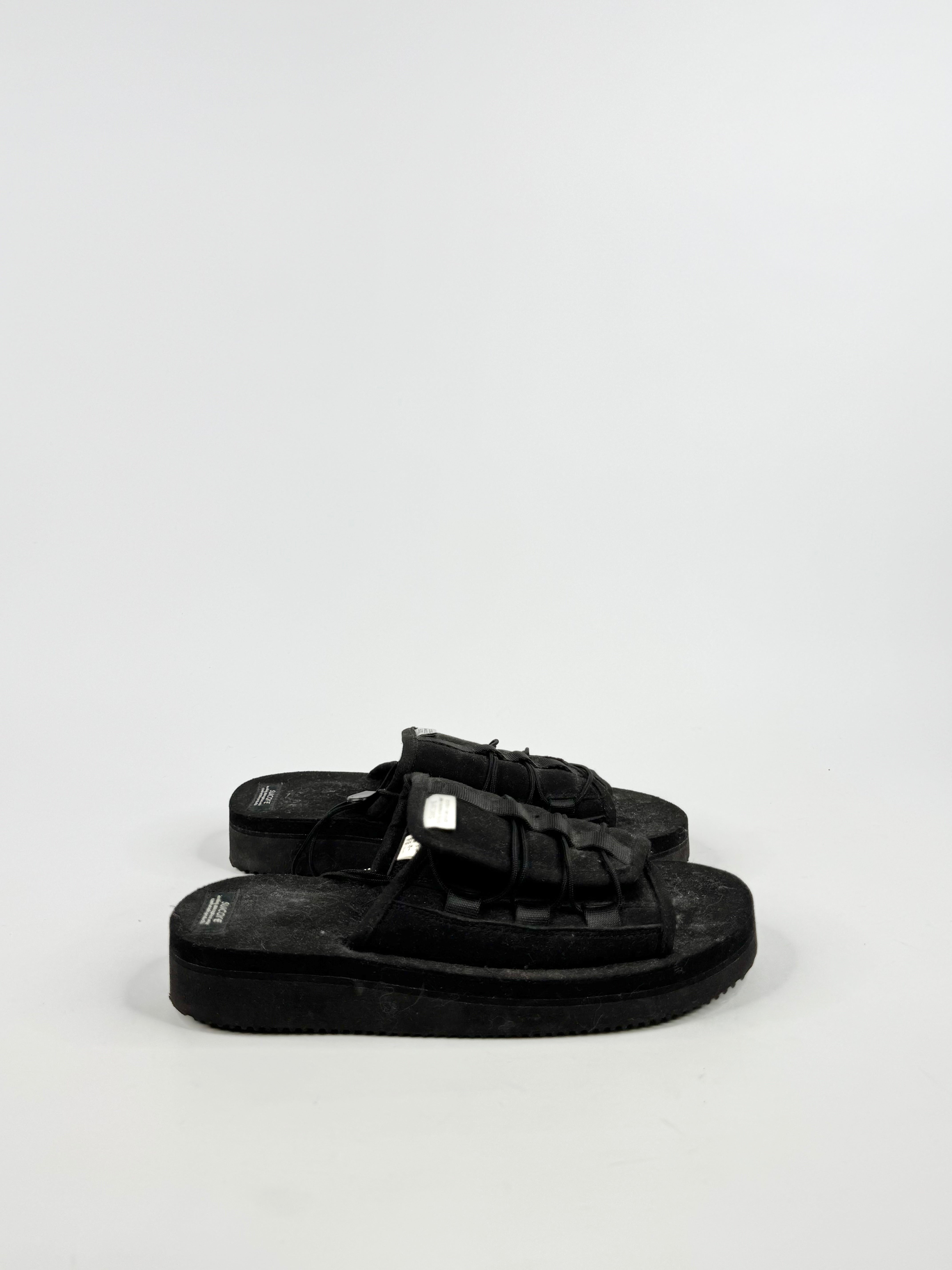Suicoke Black Slides - EU36