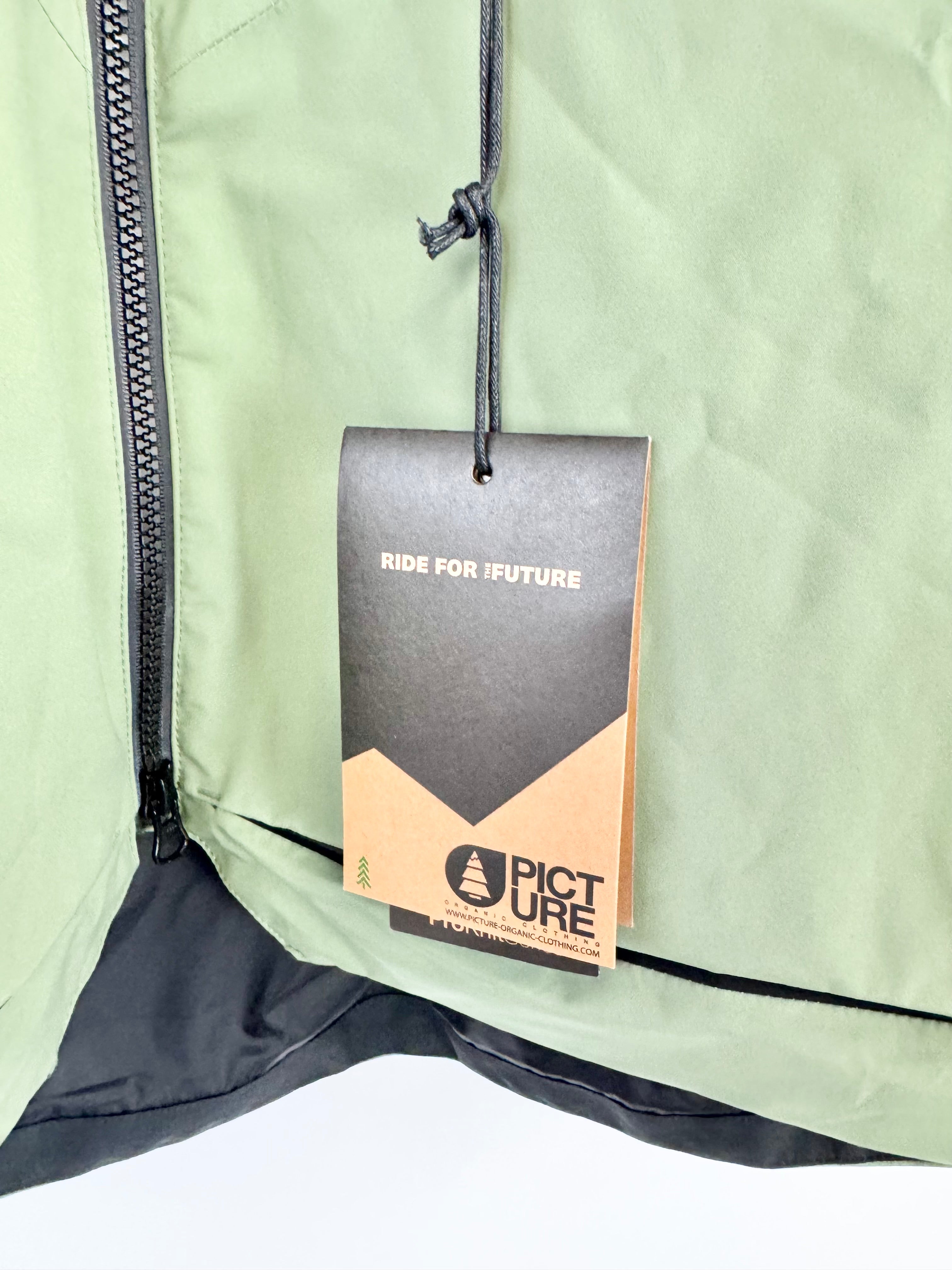 Picture Organic Ski Clothing Moss Green 'Dry Play' Weatherproof Jacket - L