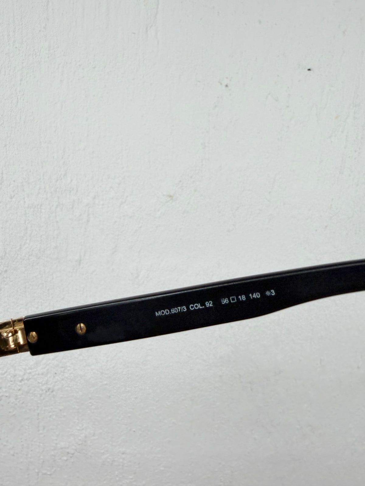 Cazal Square Frame Gold, Black & Tortoiseshell Sunglasses