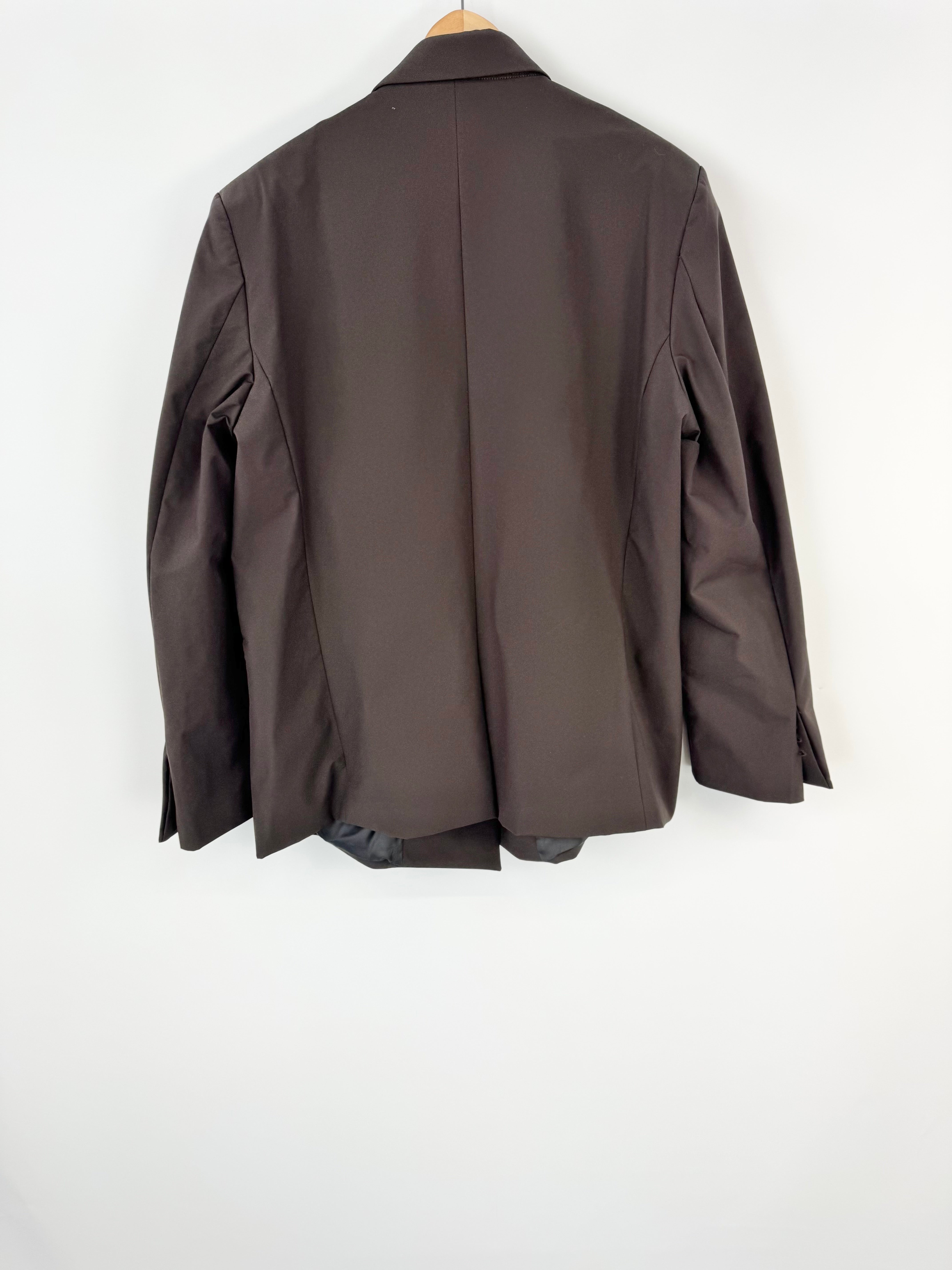 Bottega Venata Deep Brown Spring 2020 Open Blazer - 52