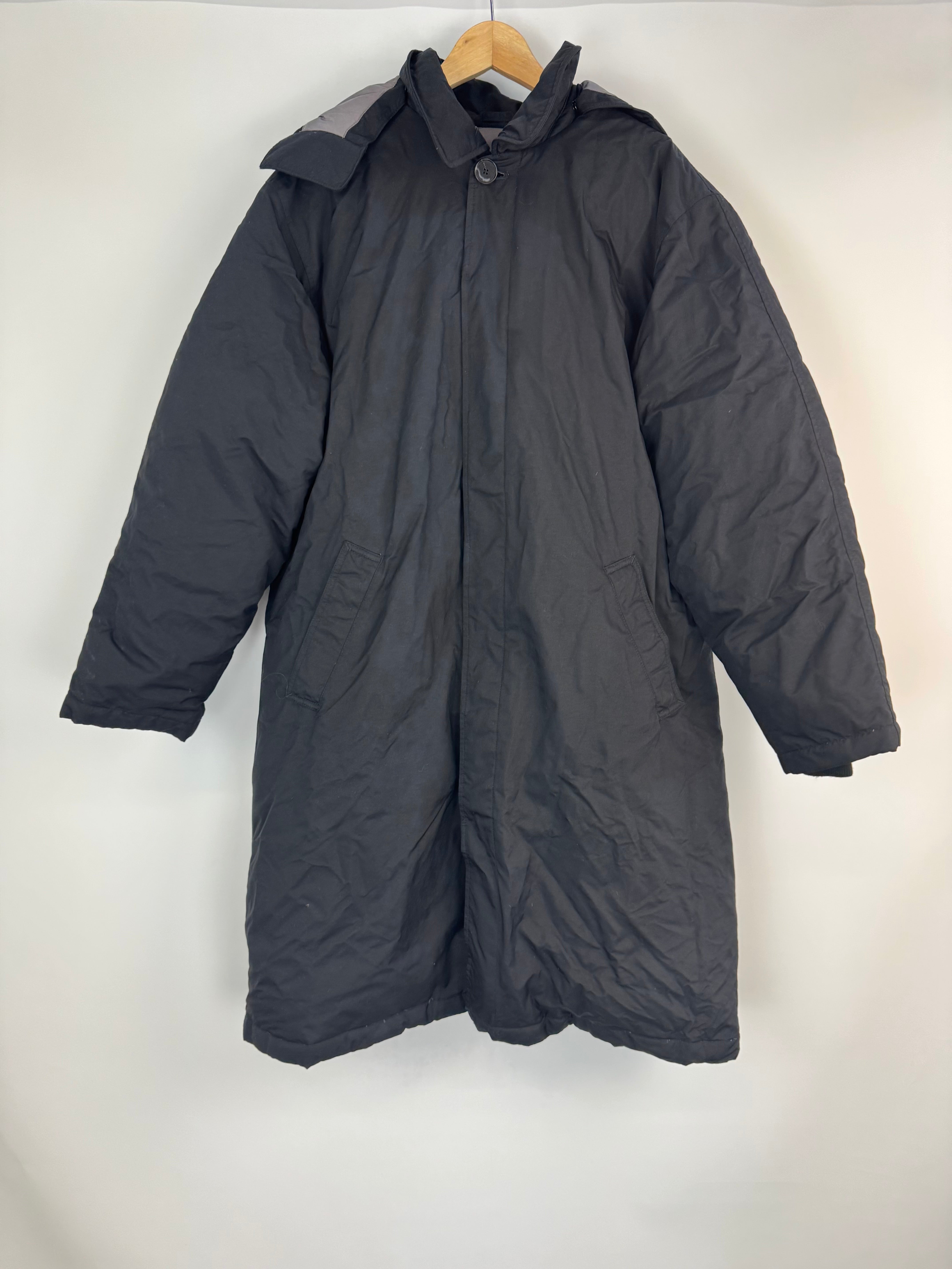 Lands End Black Stuffed Winter Coat - AU12