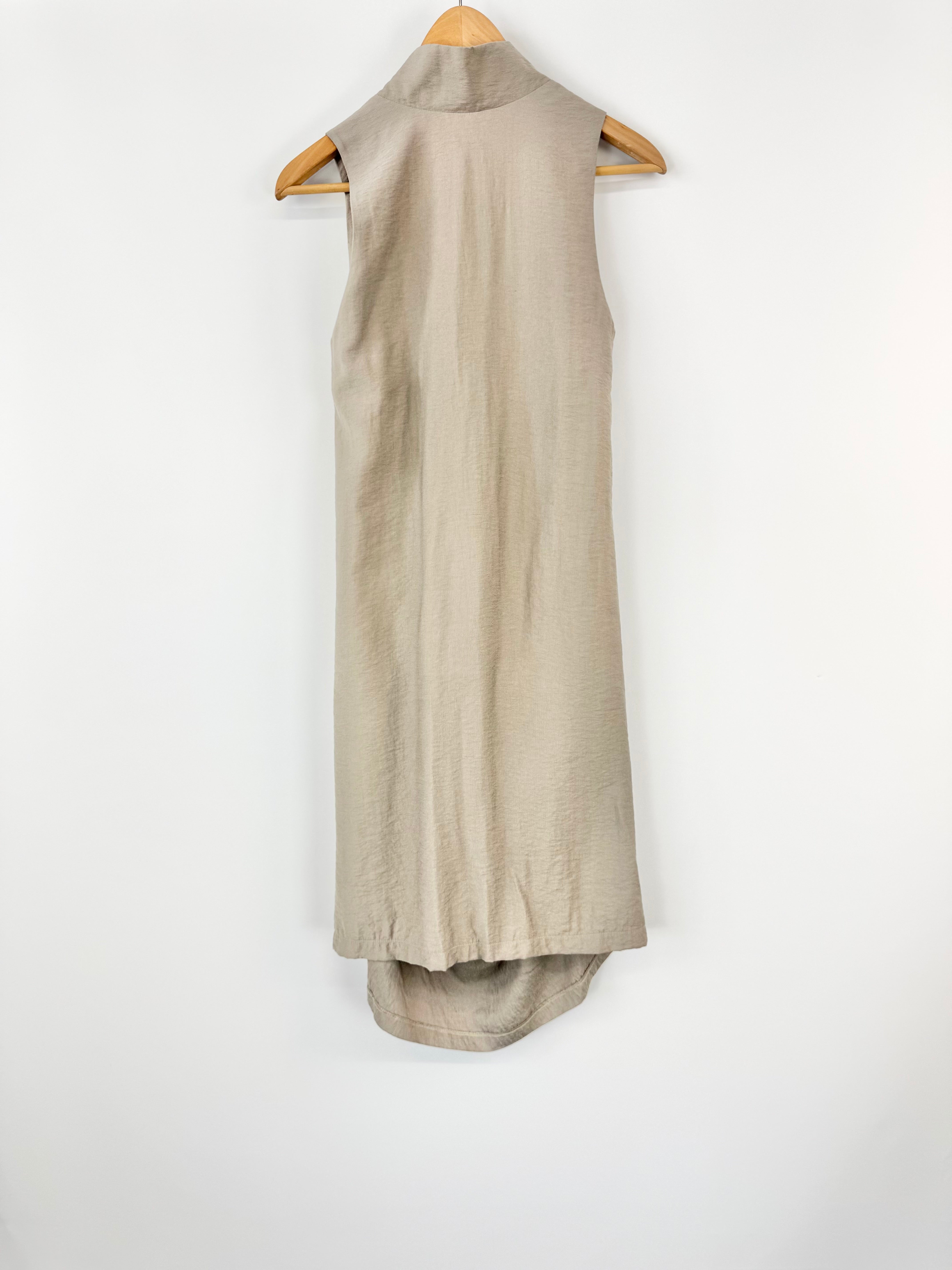 Temps Perdu Ash Grey Asymmetrical Dress - AU8