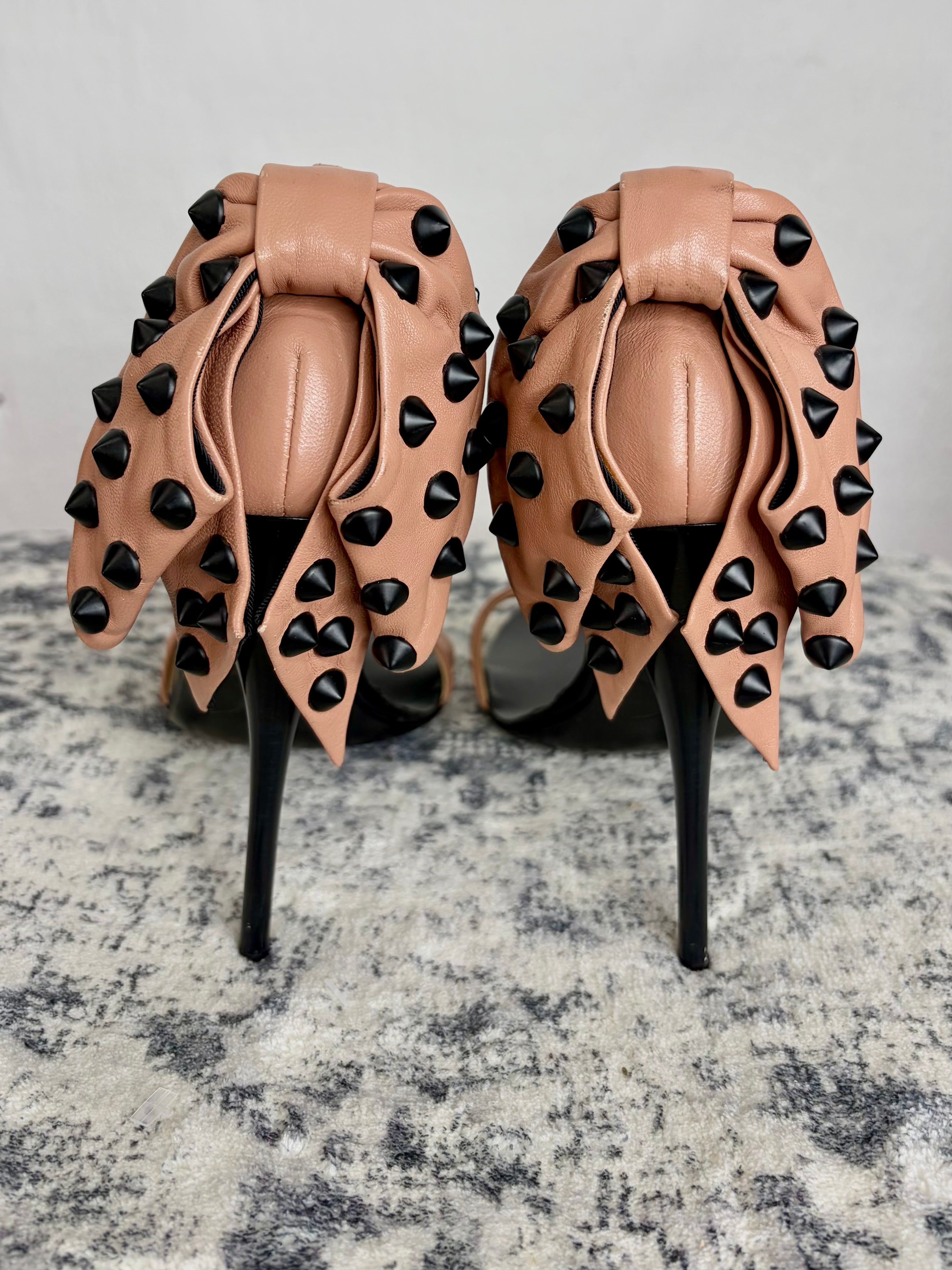Giuseppe Zanotti Fawn Studded Stilettos - EU38