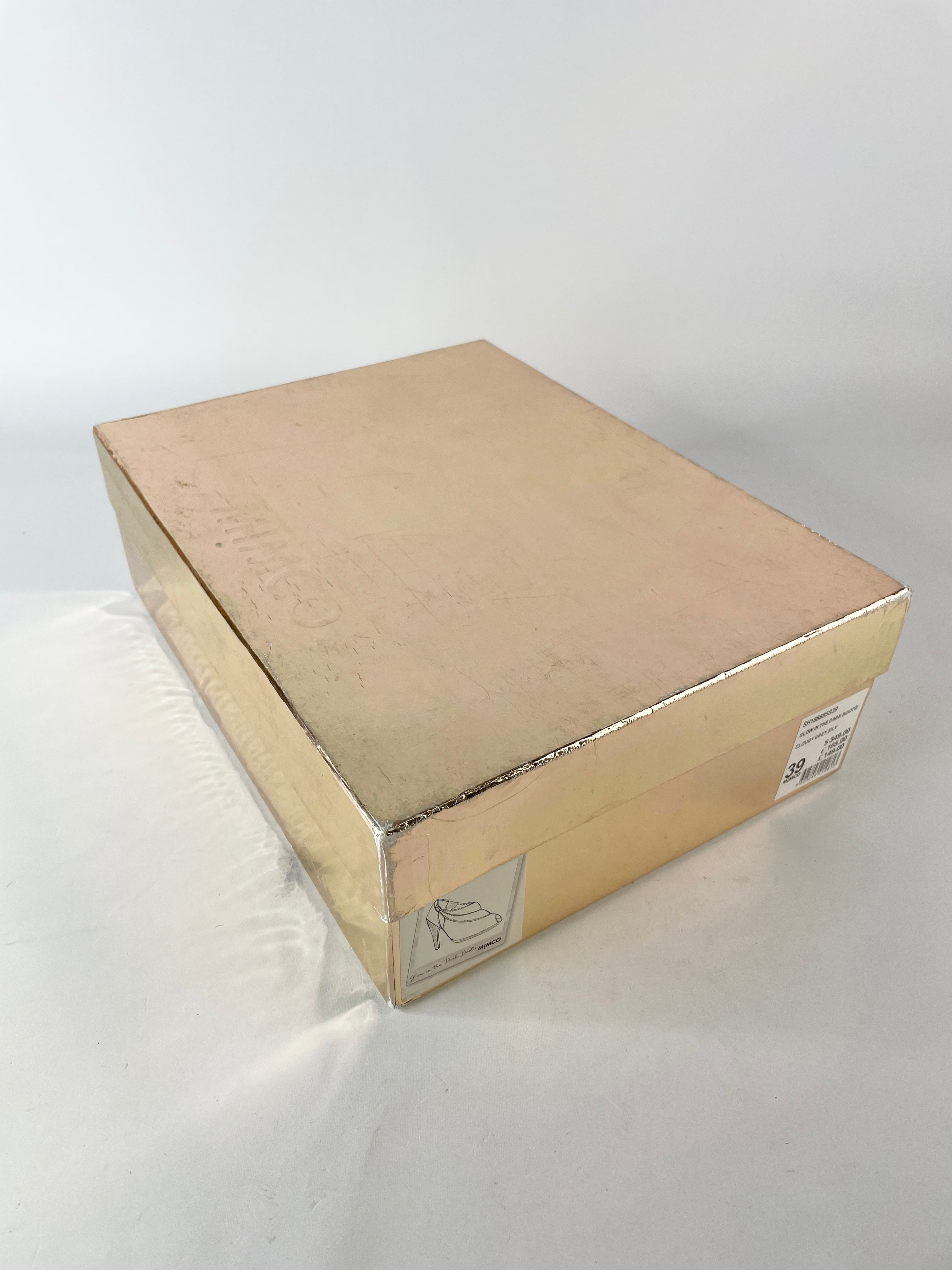 Mimco Cloudy Grey 'Glow in the Dark' Booties - EU39