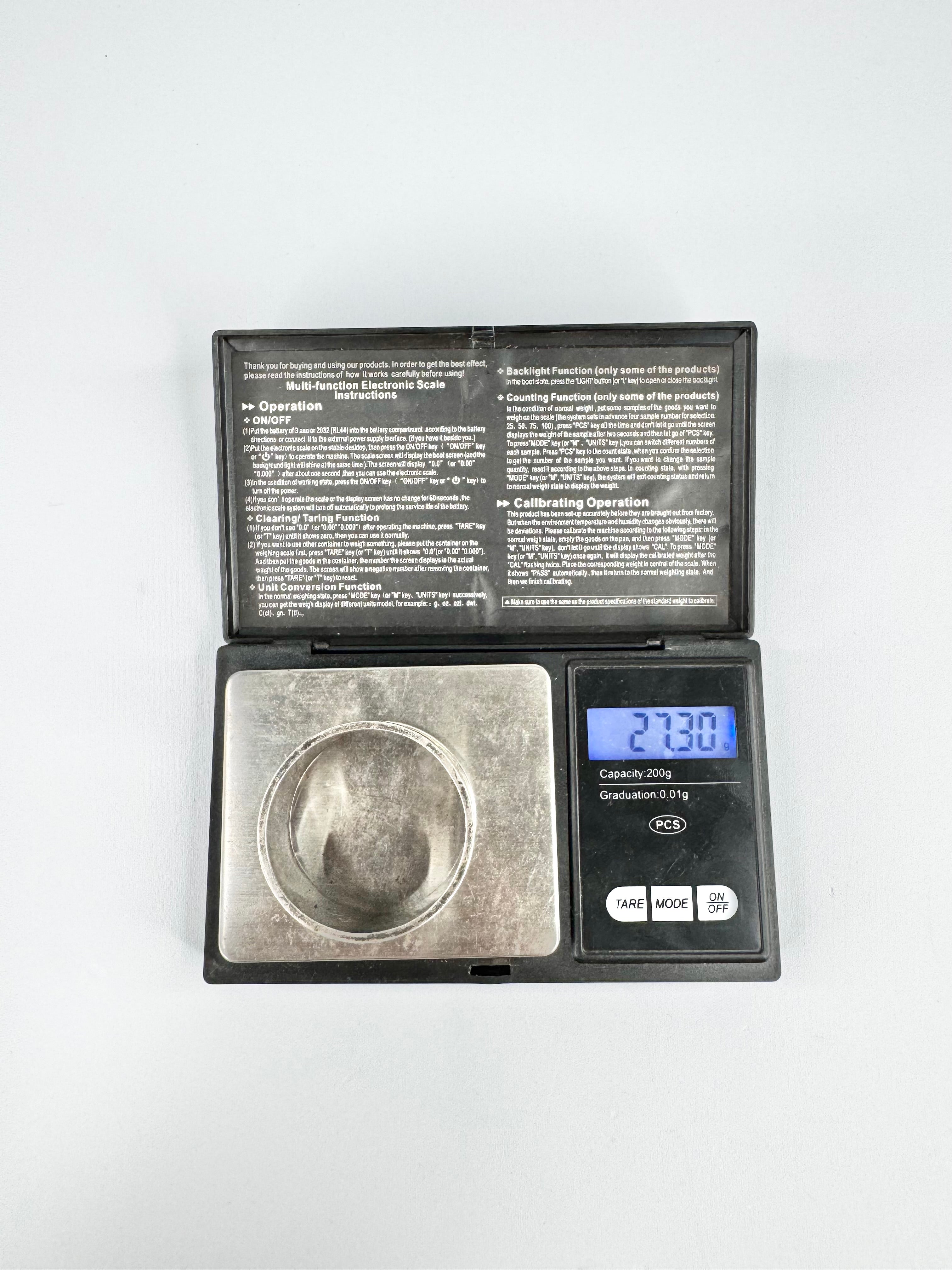 Vintage Solid Silver Engraved Napkin Ring