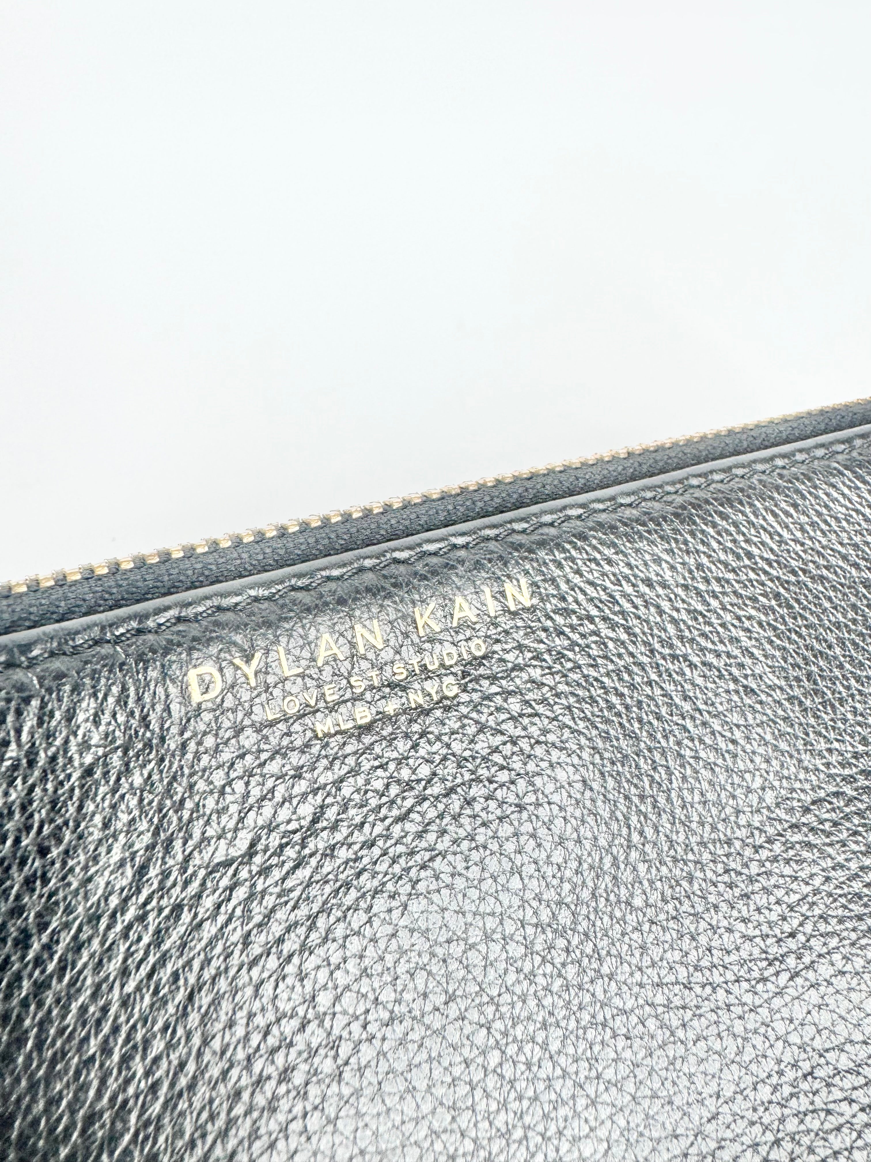 Dylan Kain Black Pebbled Leather LSC Bag