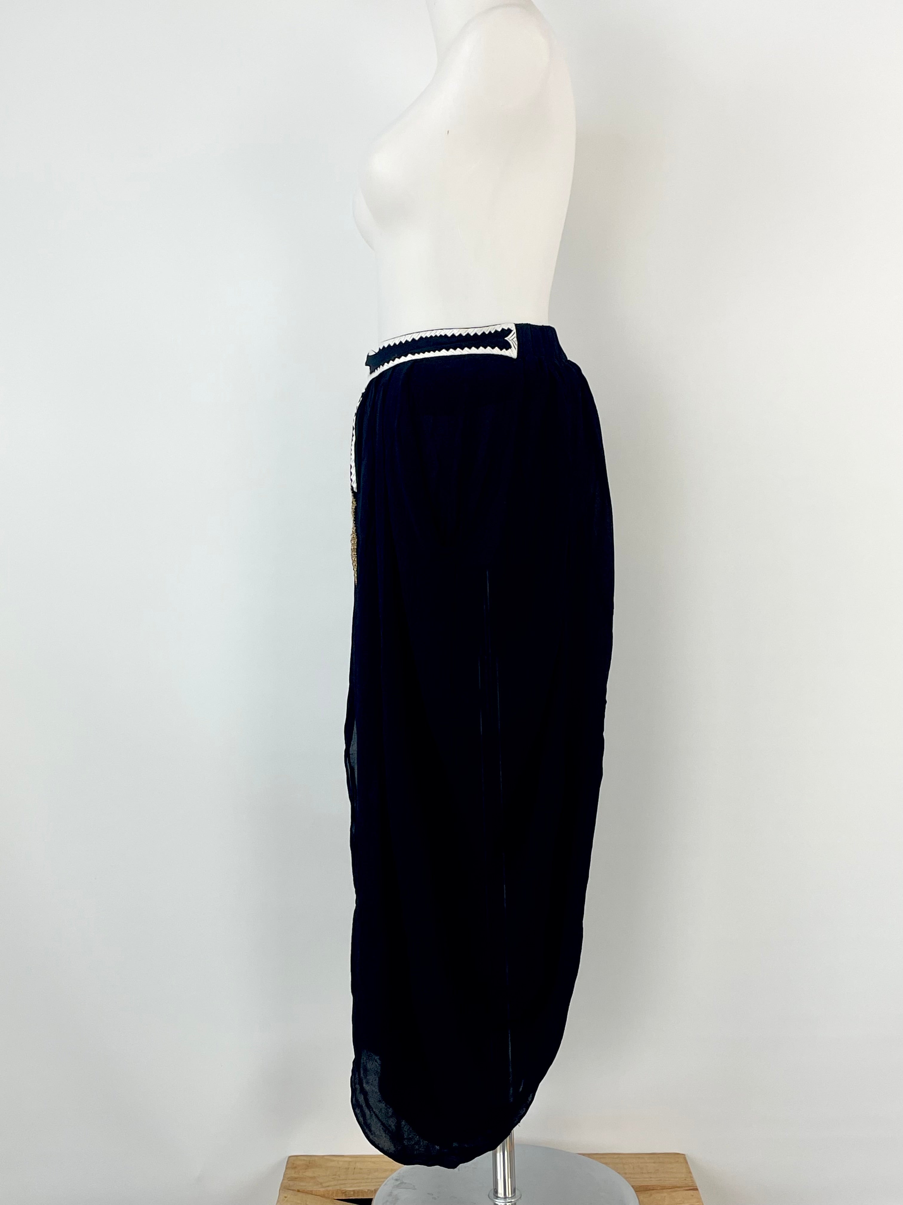 Sass & Bide 'Sweet Spot' Black Sheer Embellished Skirt - AU6