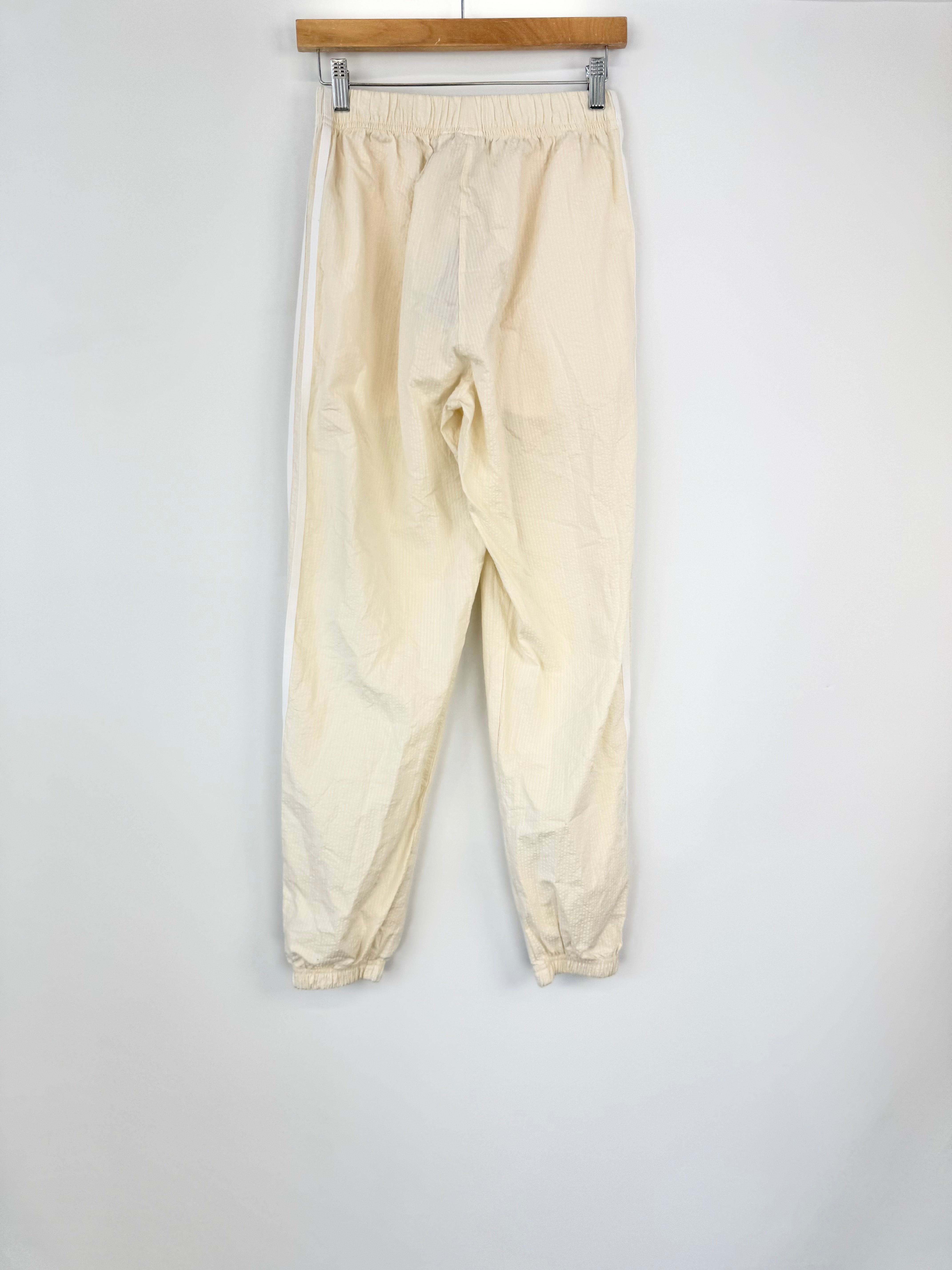 Adidas Cream Seersucker Track Pants NWT - AU10