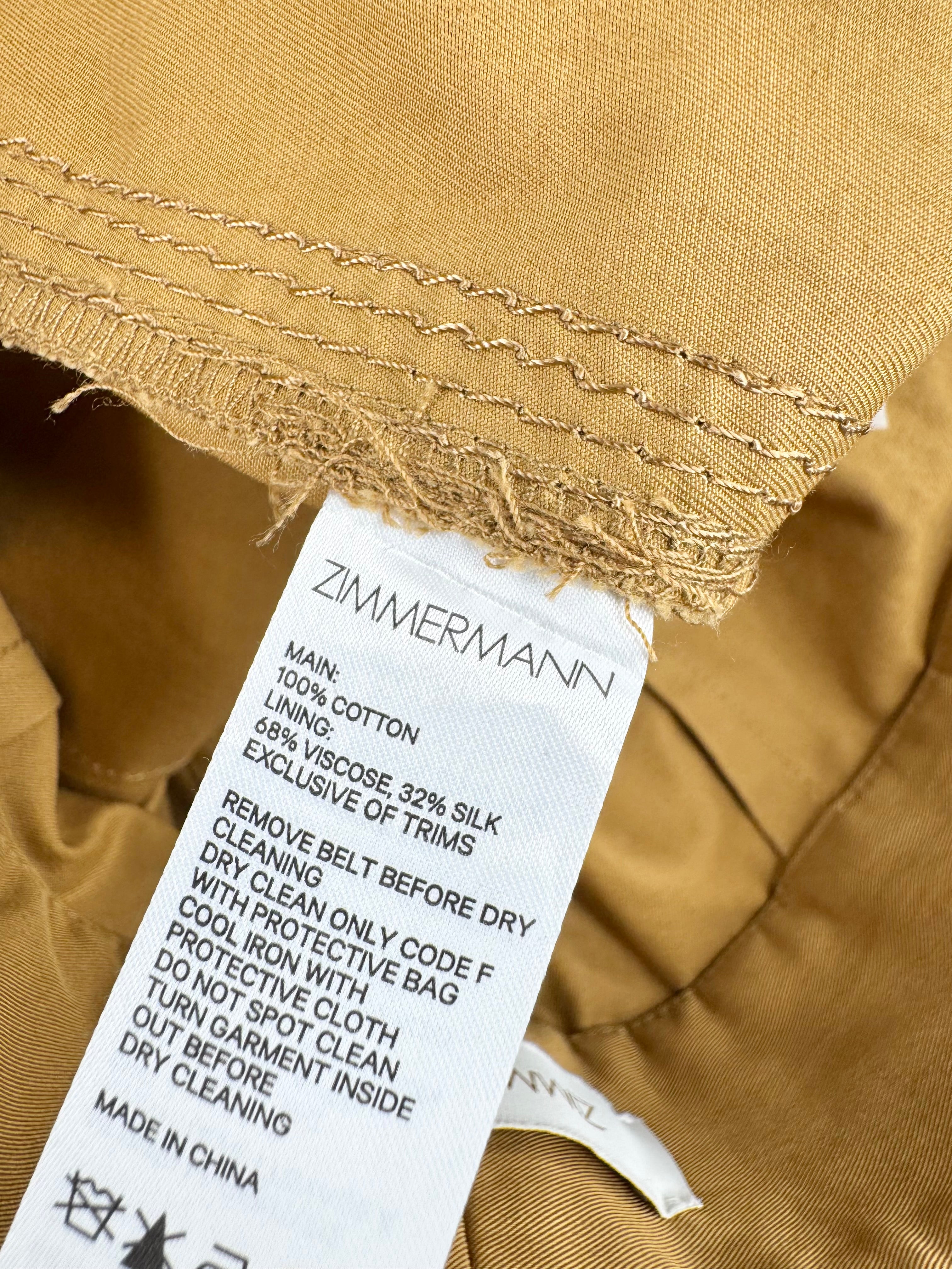 Zimmermann Belted Utility Midi Skirt - AU12/14