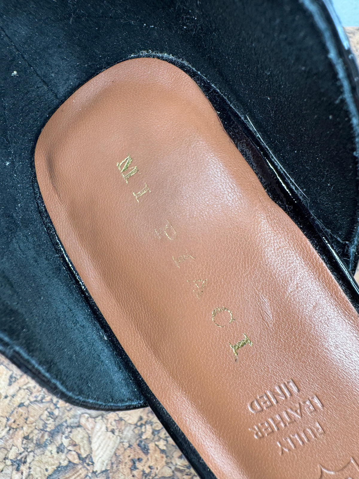 Mi Piaci Black Patent Leather 'Marilyn' Platform Mary Janes - EU41