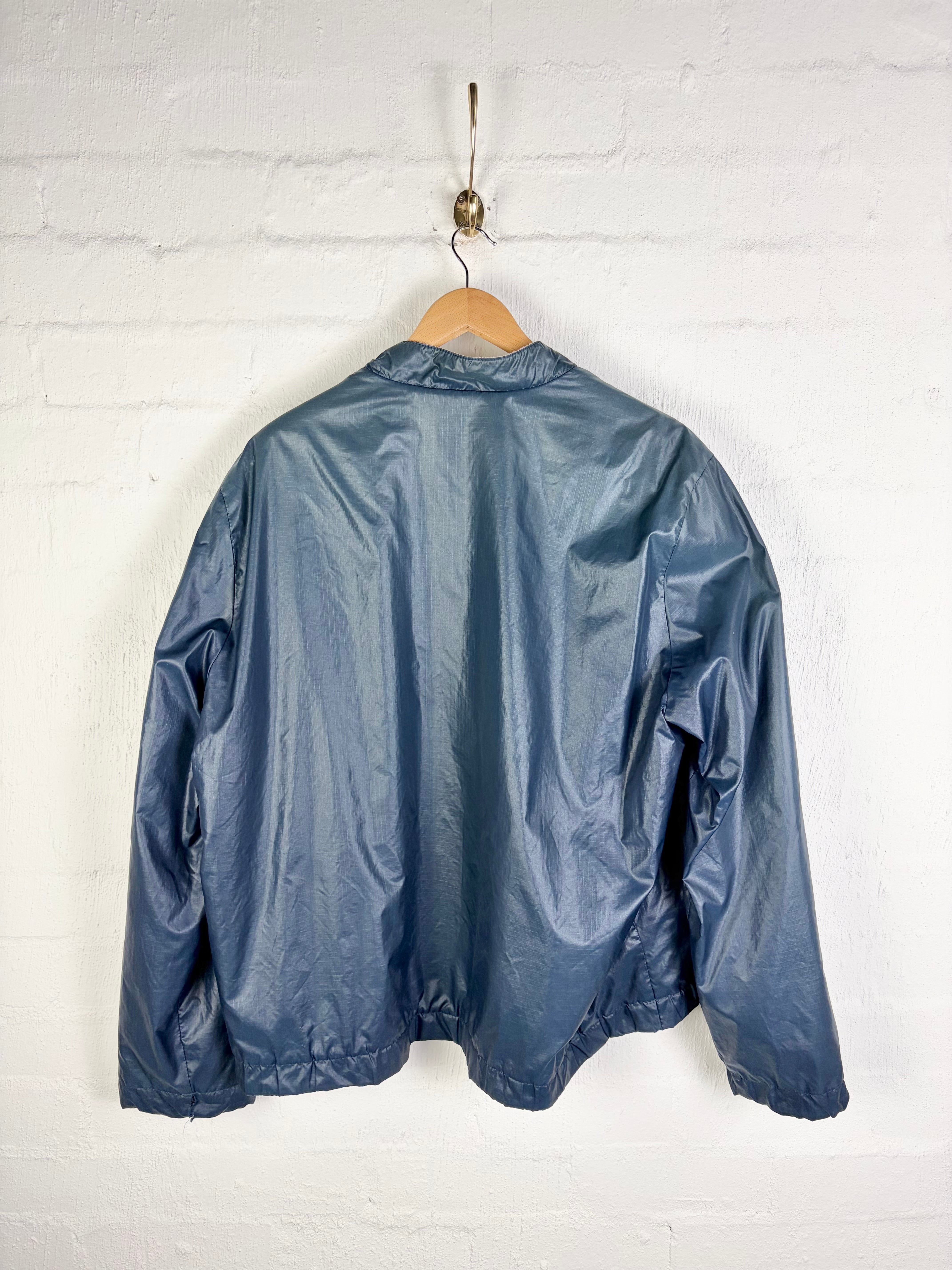 Vintage Pierre Cardin Navy Blue Terry Cloth Lined Jacket - M/L