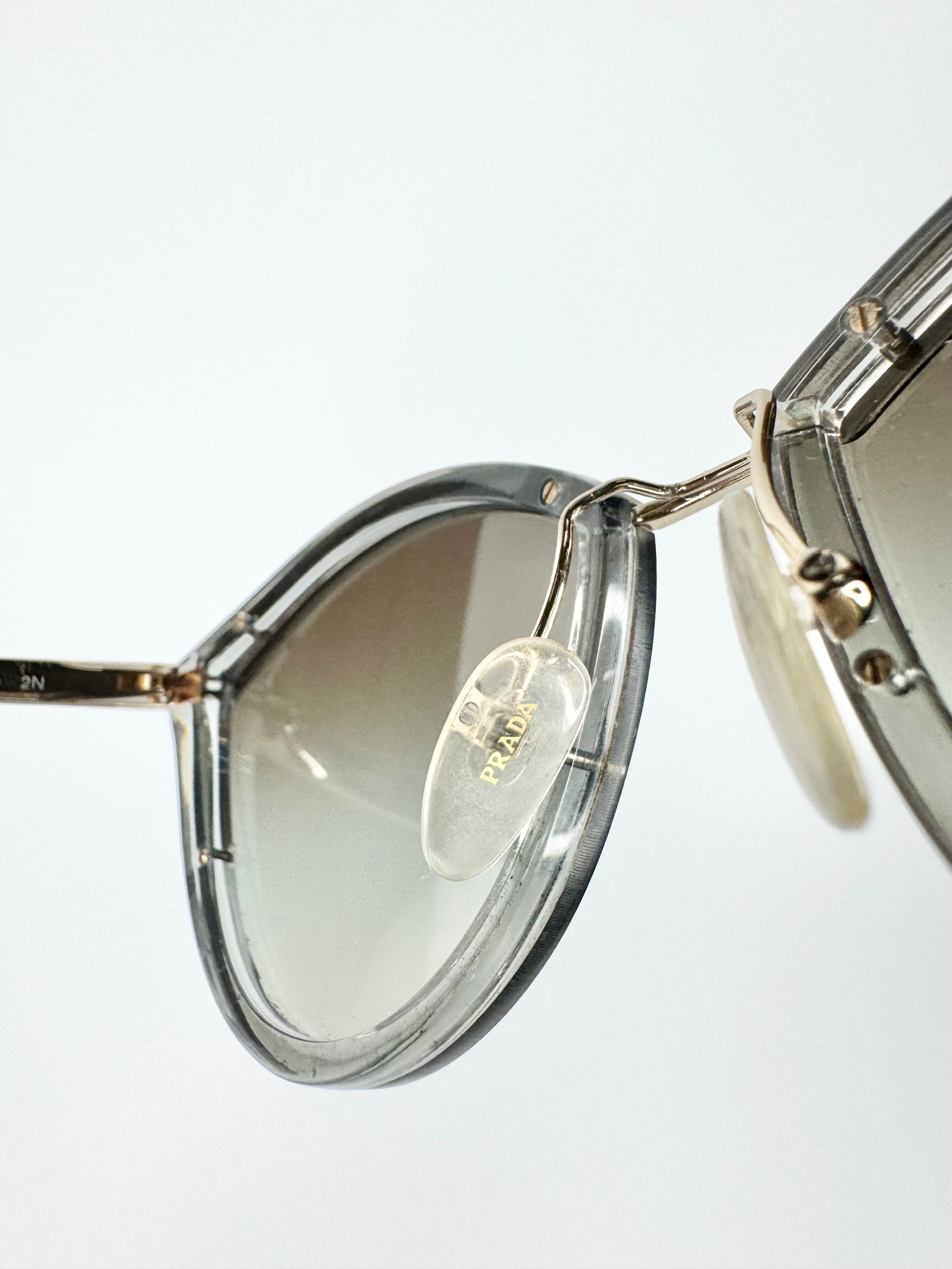 Prada Grey 'Cinema Catwalk' Cat Eye Sunglasses