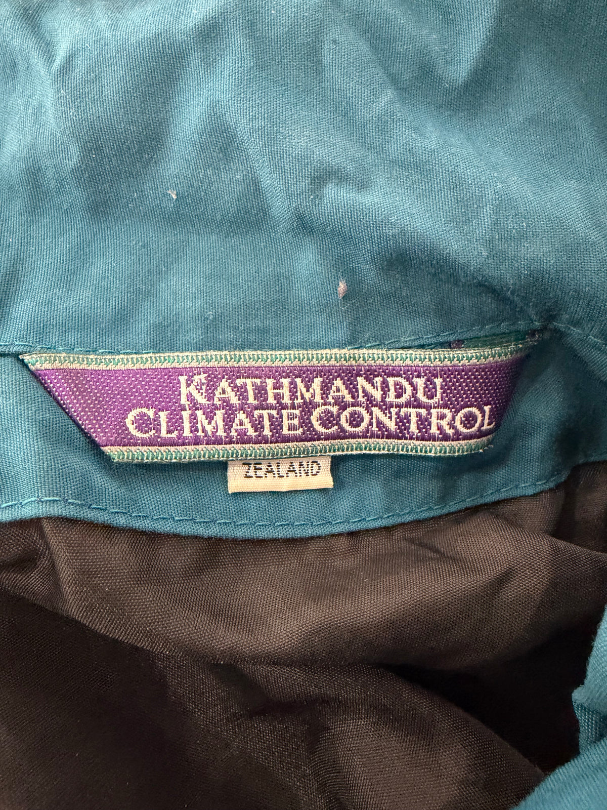 Vintage Kathmandu Violet and Aqua Anorak - S