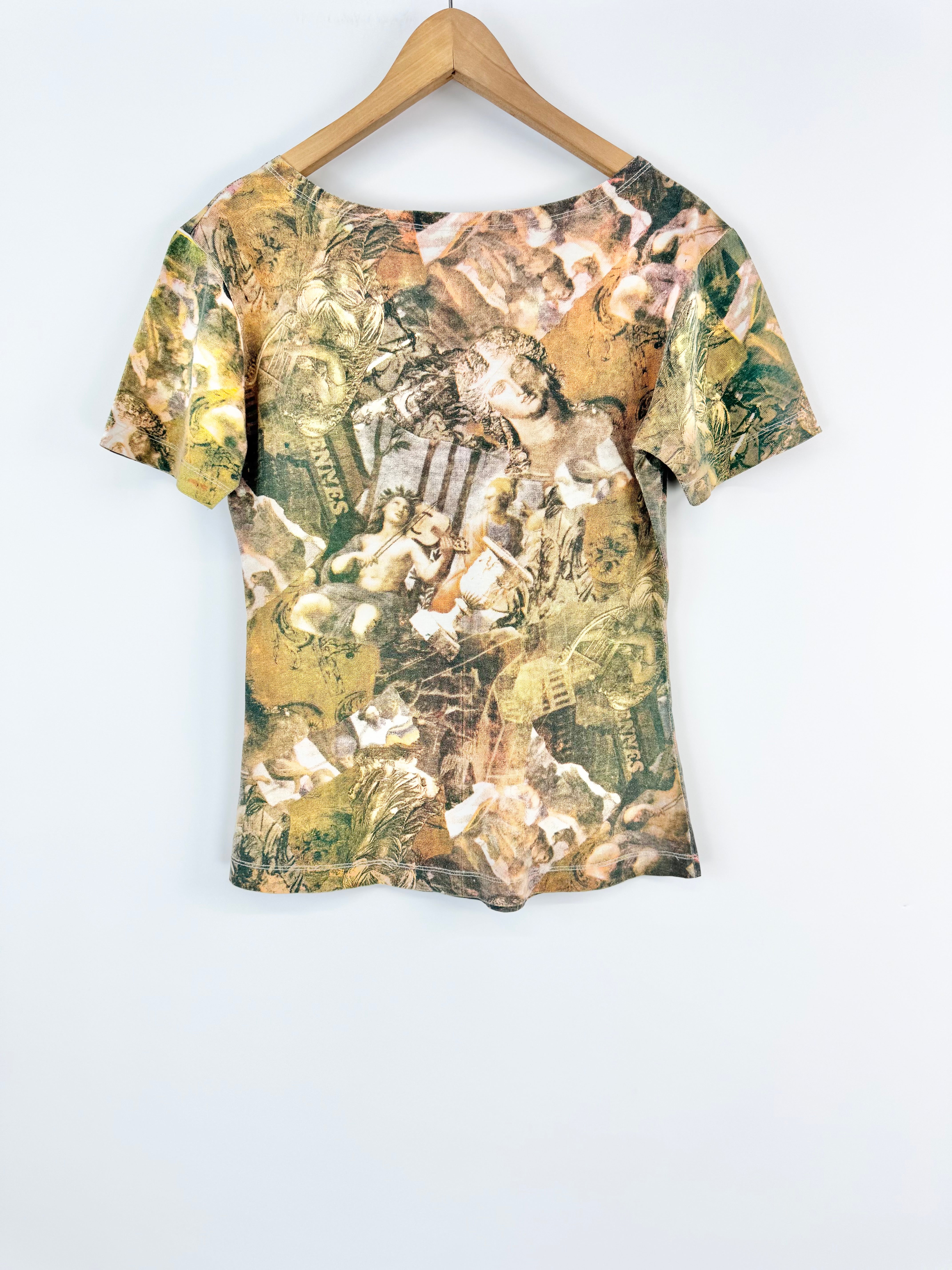 Renaissance Print Short Sleeve Shirt - AU10