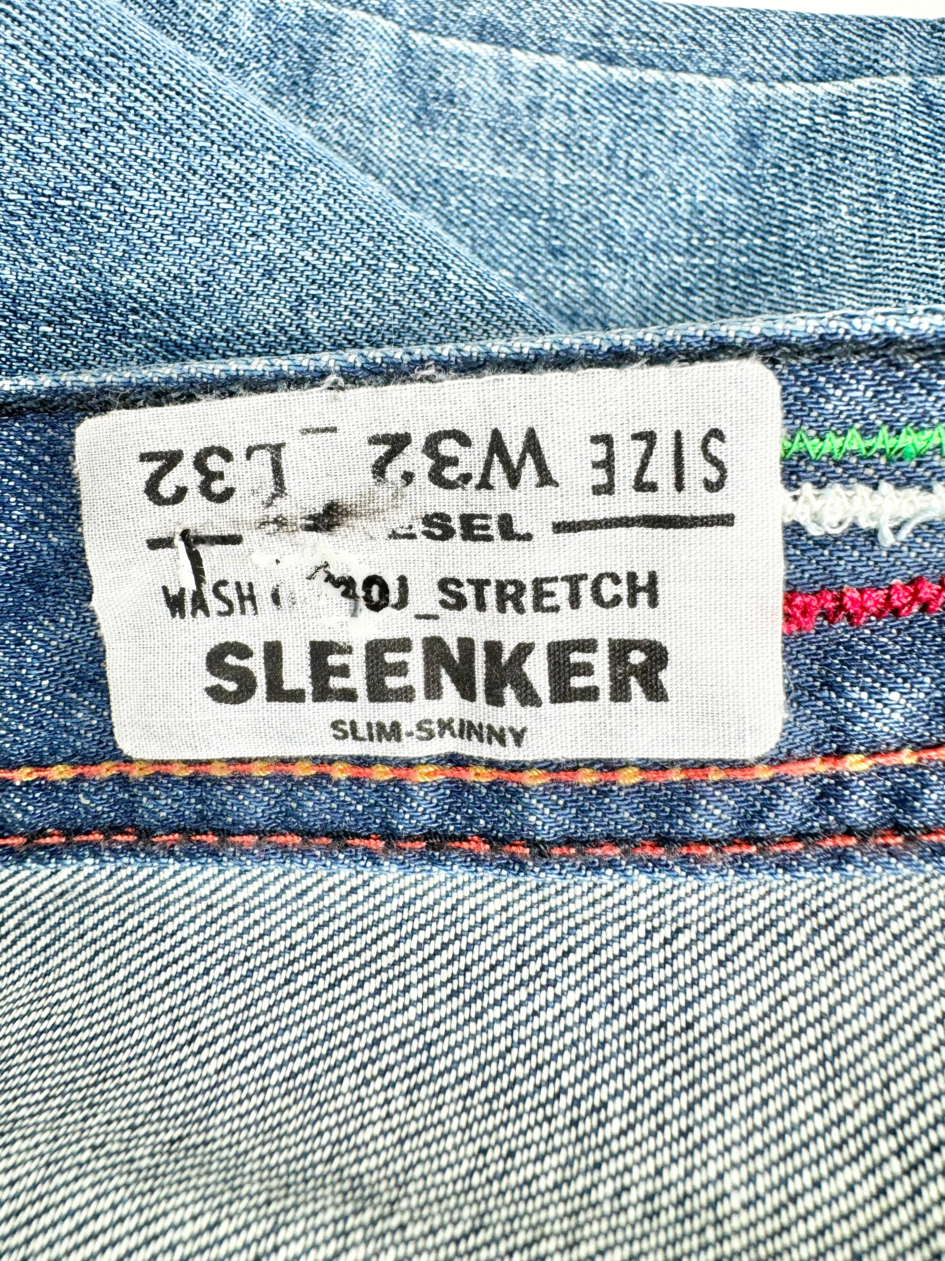 Diesel Blue Rip Skinny Jeans NWT - 32