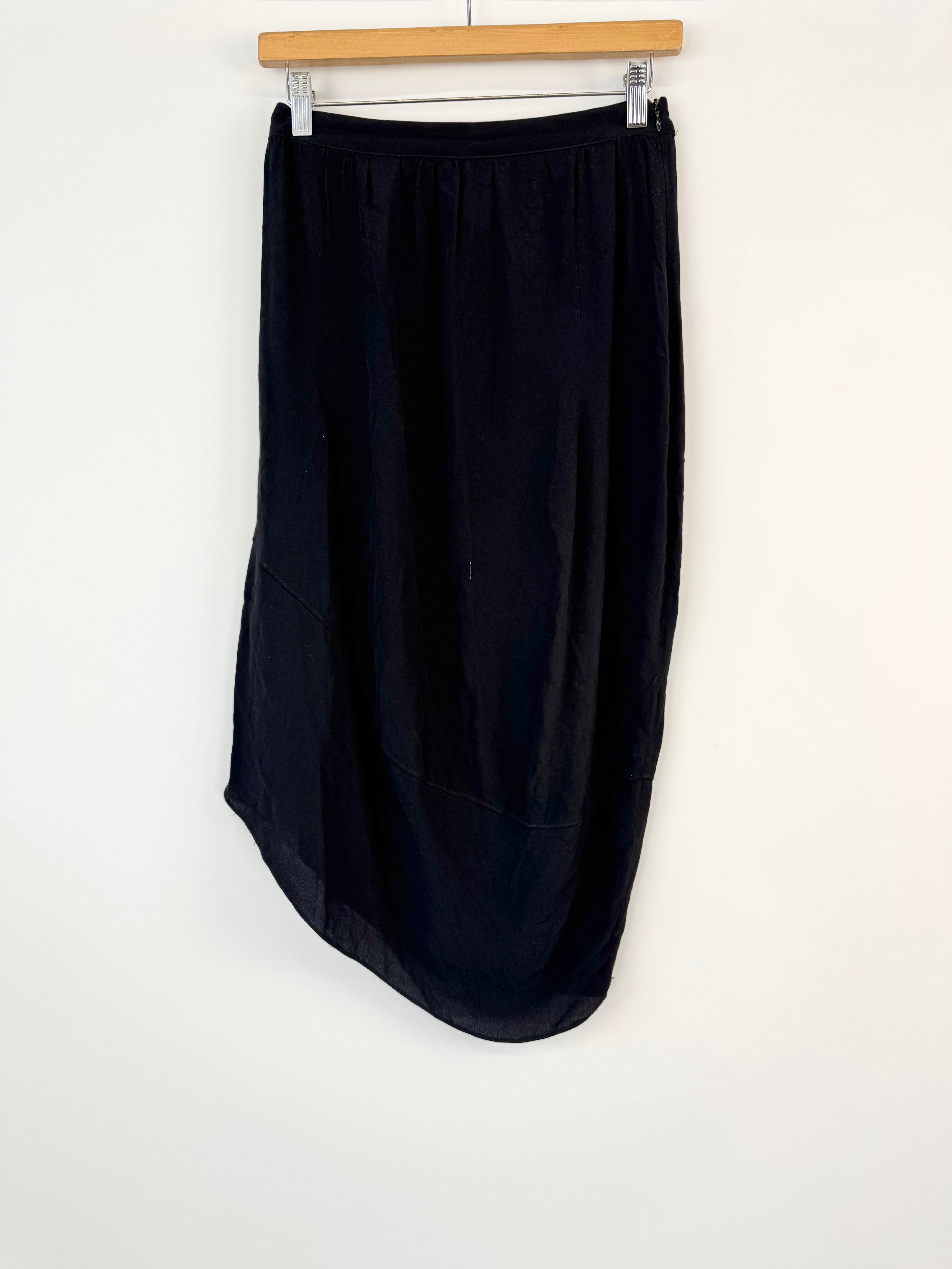 BUL BLACK Asymmetrical Midi SKIRT - AU6