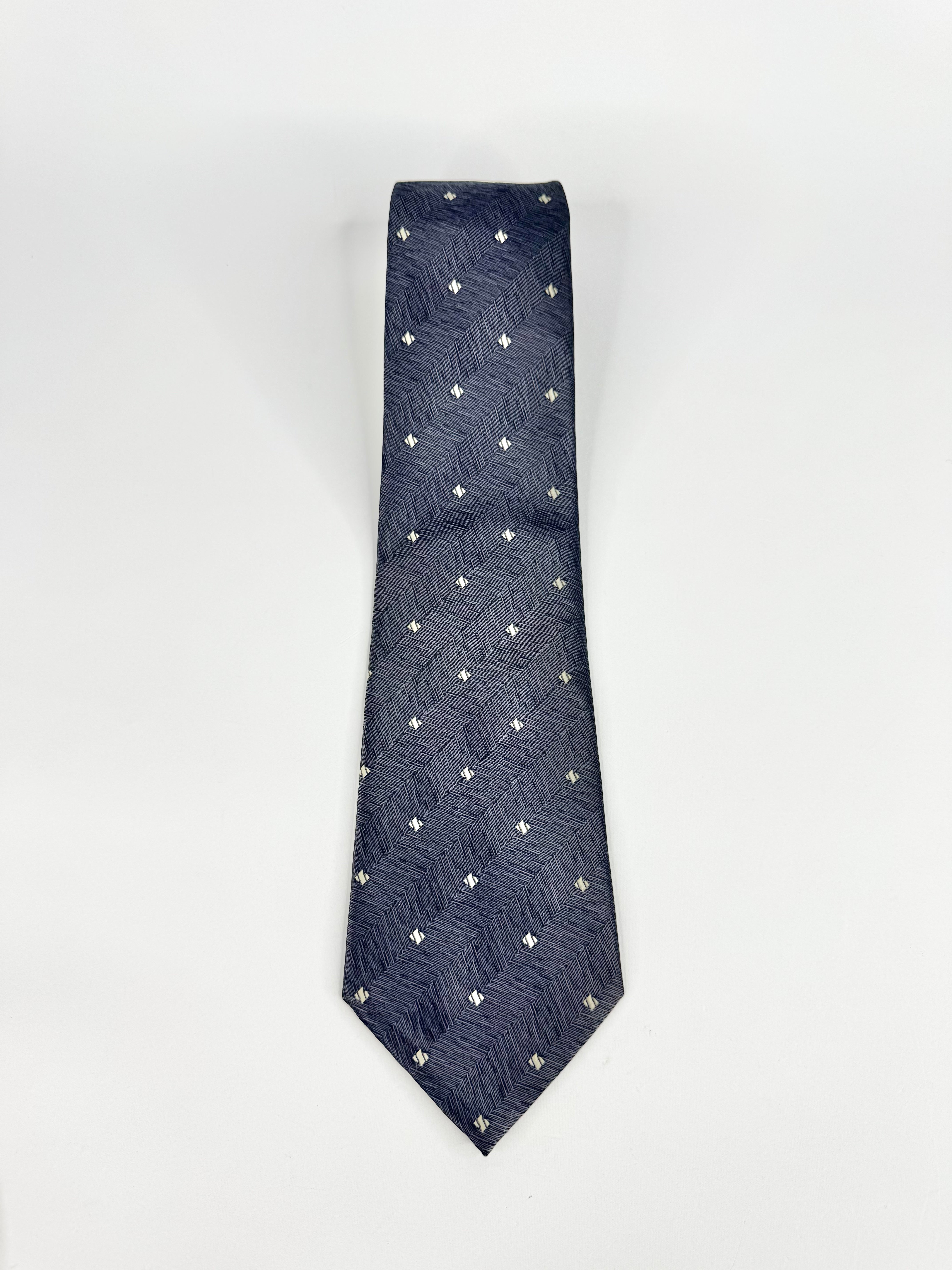 Gucci Blue Handmade Silk Tie