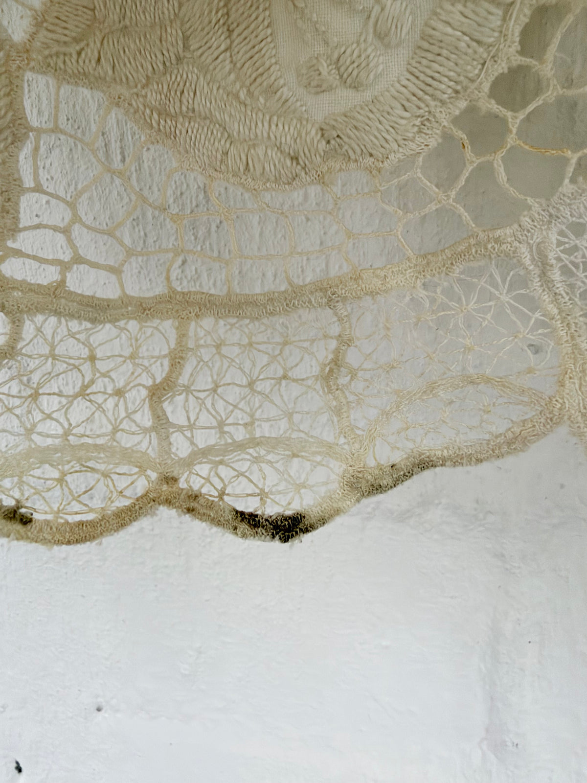 George Cross White Tiered Lace and Embroidered Skirt - AU10