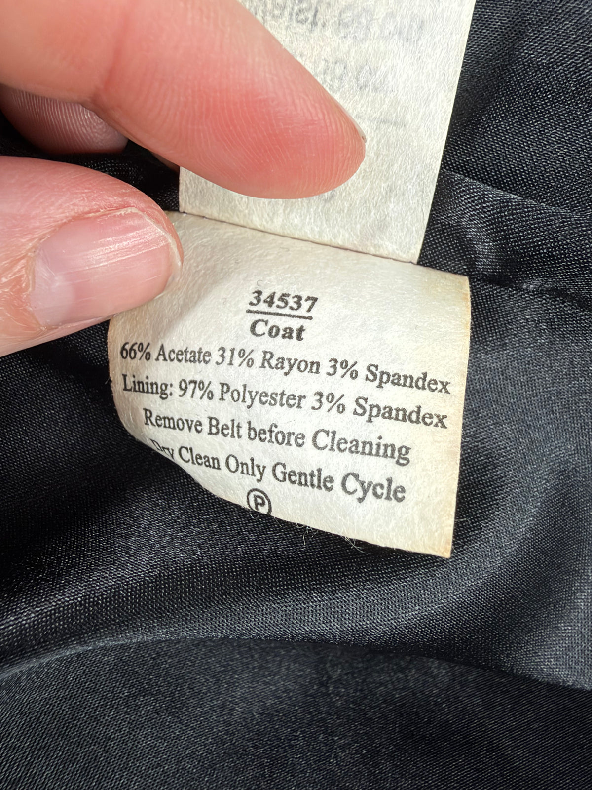 Harry Who Black Satin Coat Dress - AU10