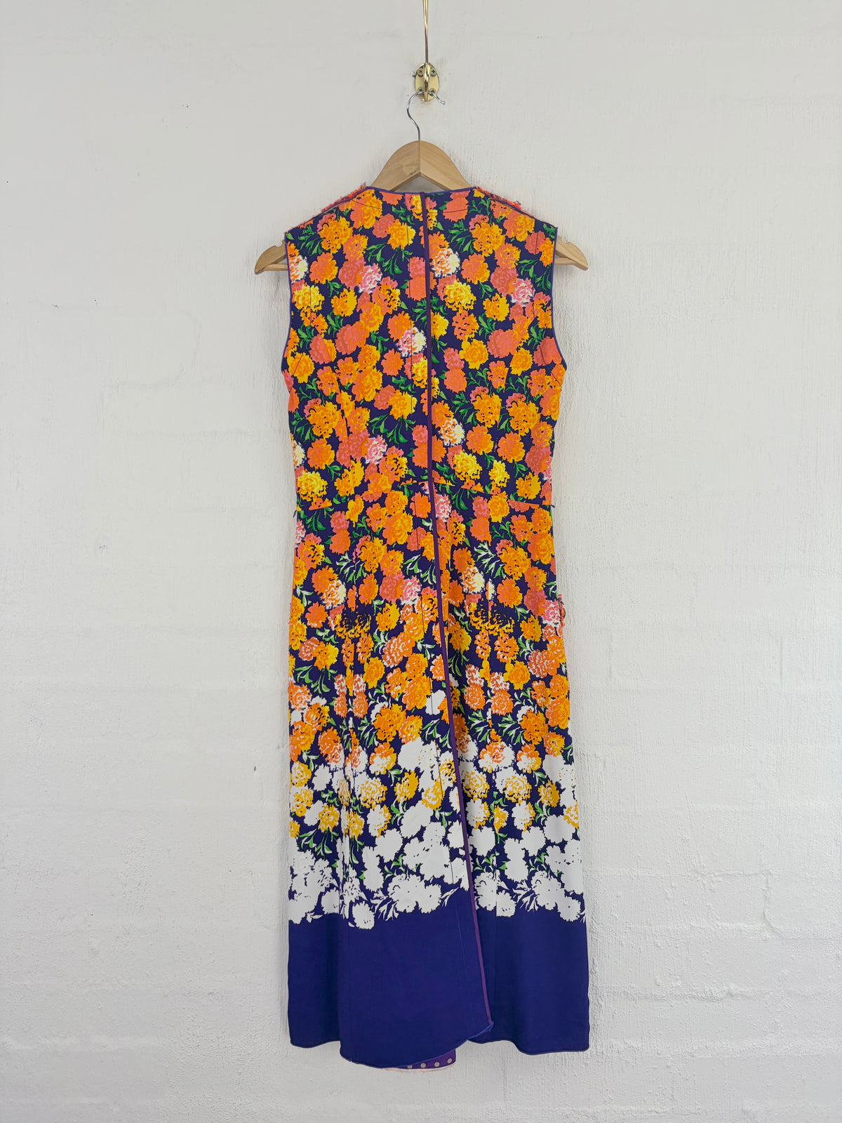 Marc Jacobs 2013 Resort Floral Lamé Knit Sequin Dress - AU6/8