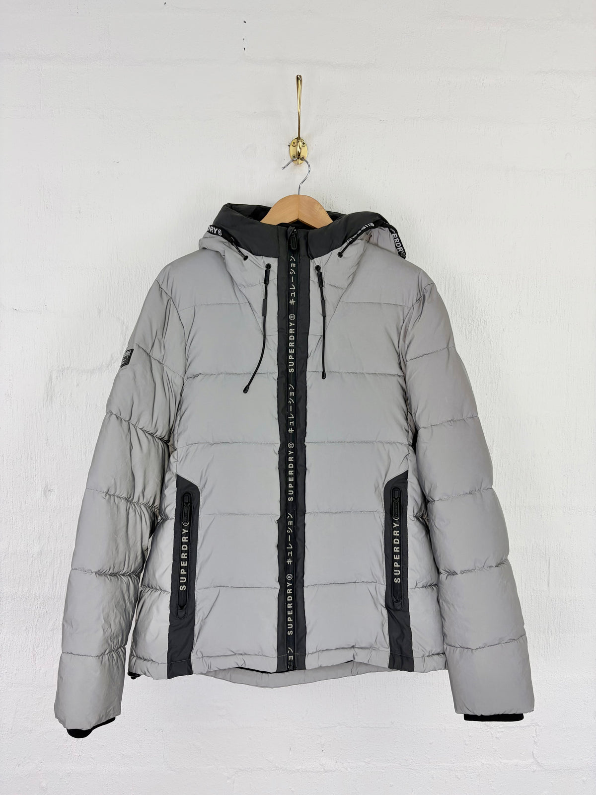 SUPERDRY Reflective Puffer Jacket - L