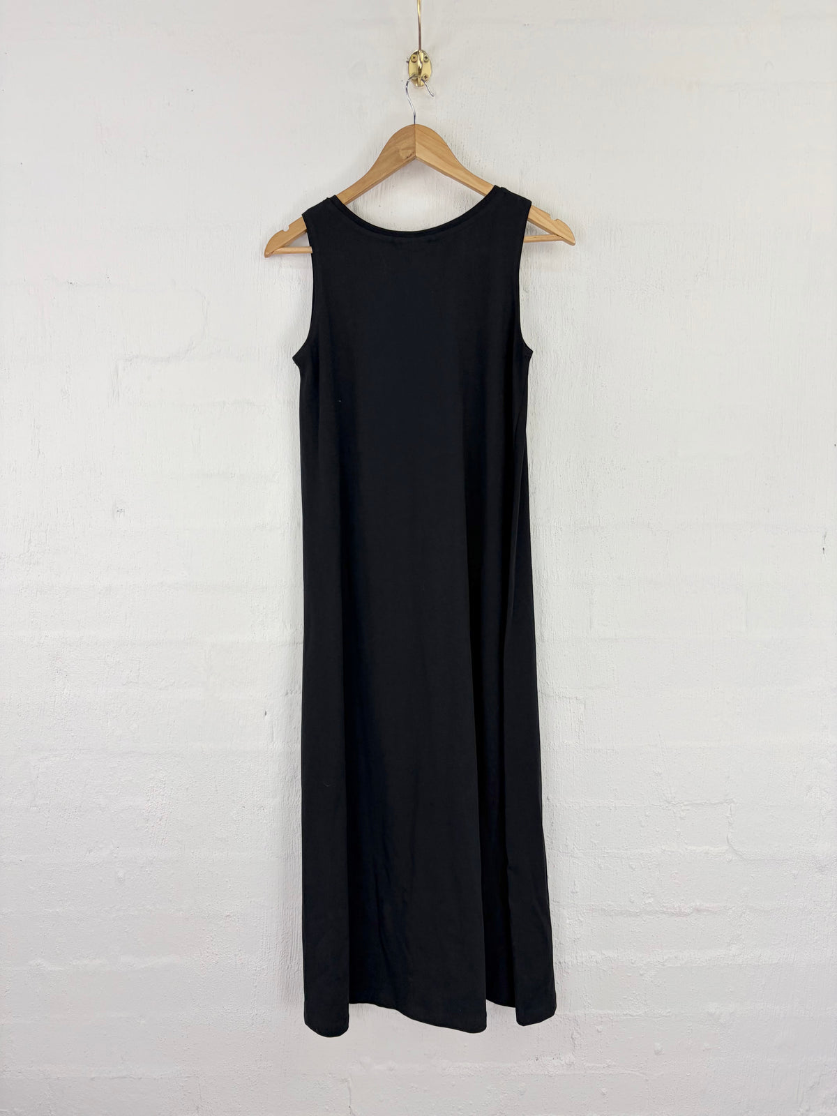 Kowtow Black Sleeveless Maxi Dress - AU6