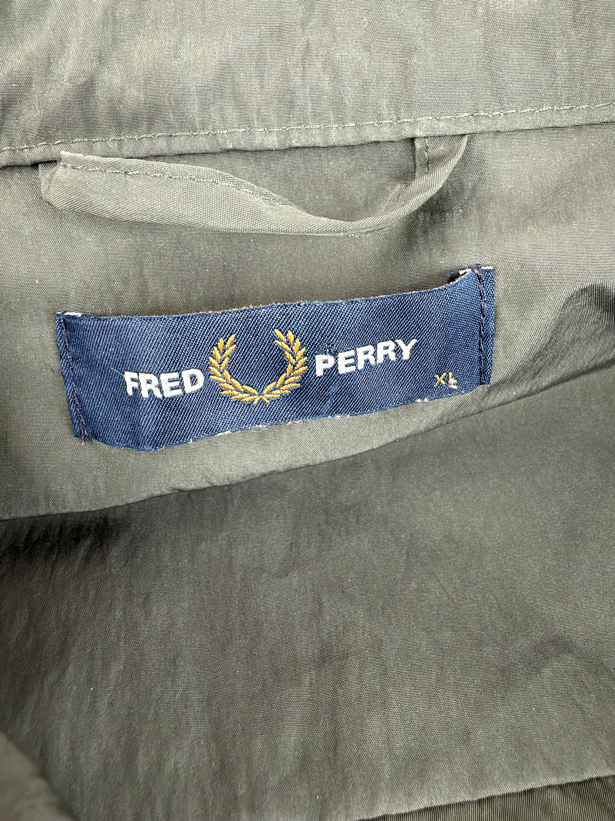 Fred Perry Green Utility Windbreaker - XL