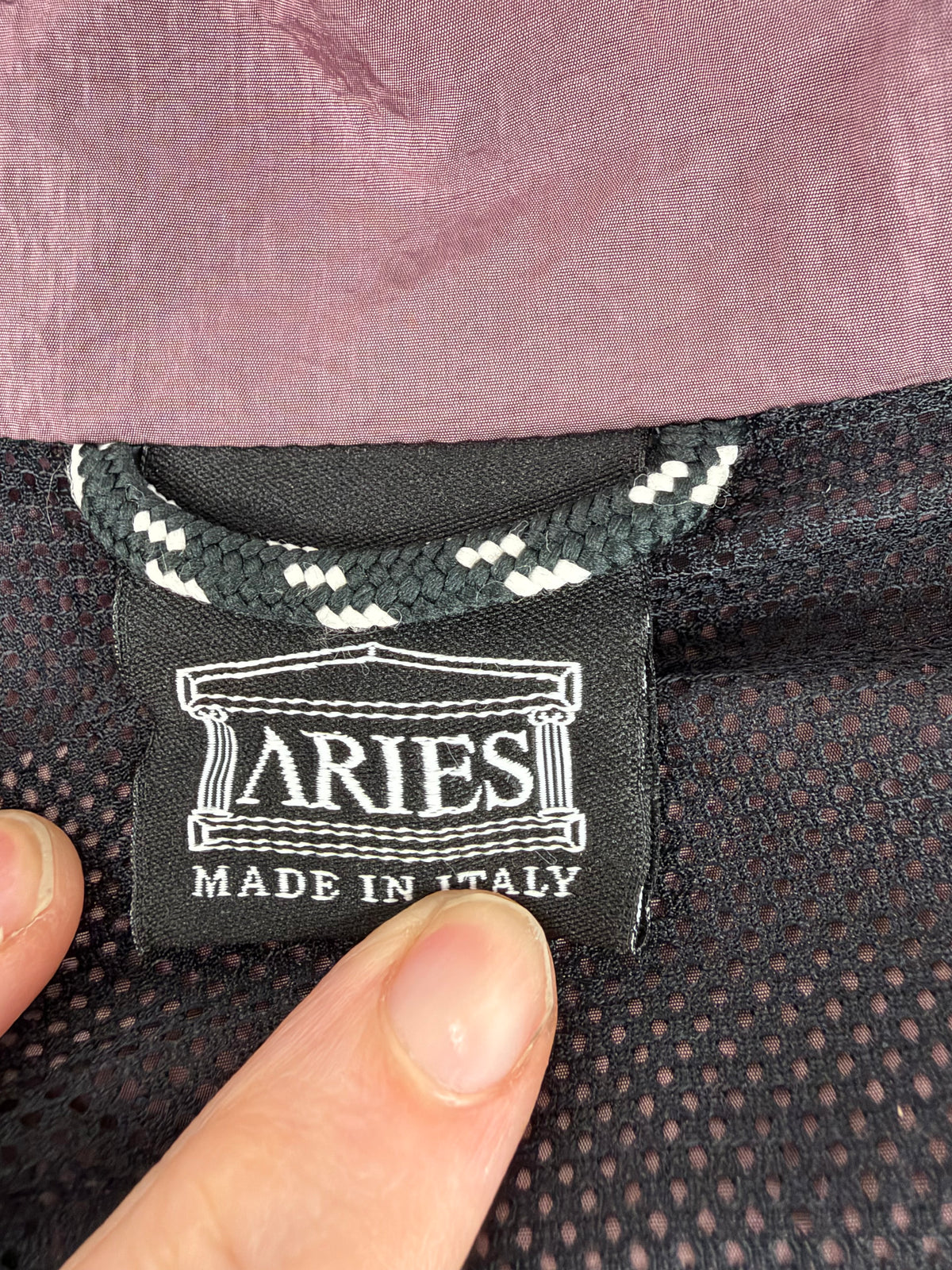 Aries Dark Olive 'Spruzzo' Windcheater Jacket - M