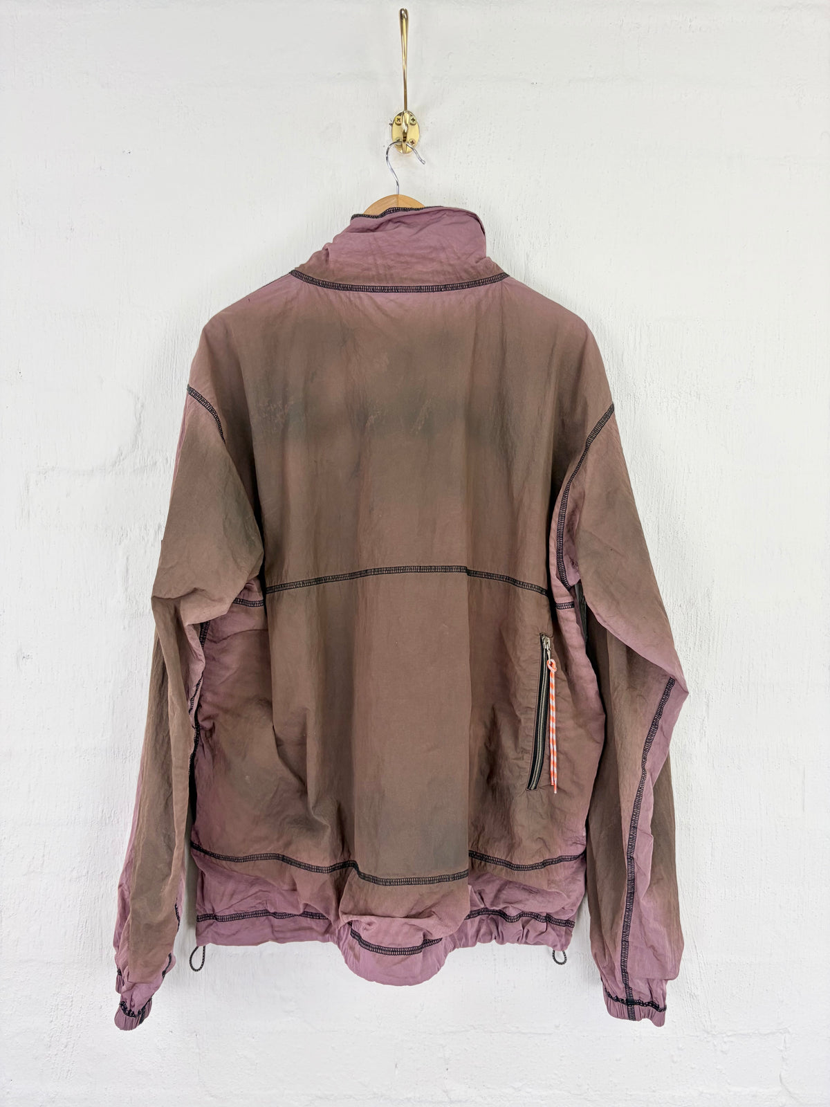 Aries Dark Olive 'Spruzzo' Windcheater Jacket - M