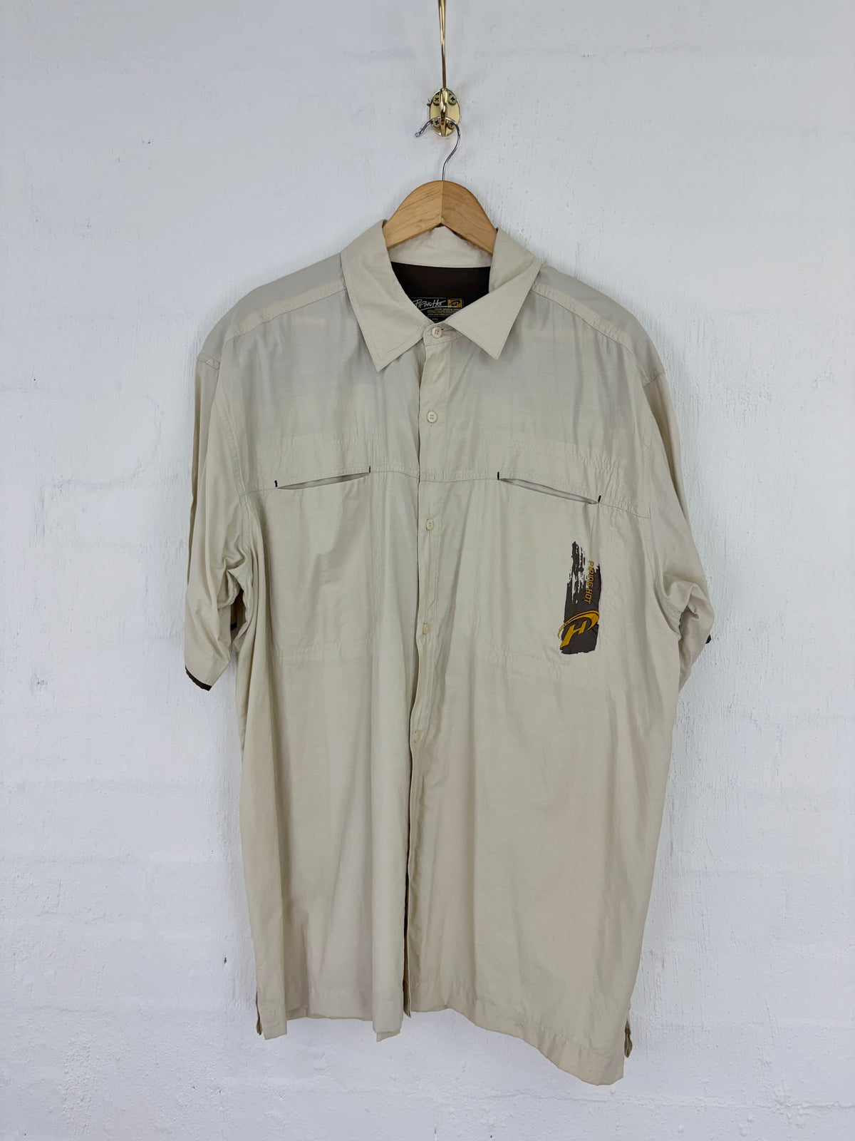 Piping Hot Y2K Taupe Shirt - XXL