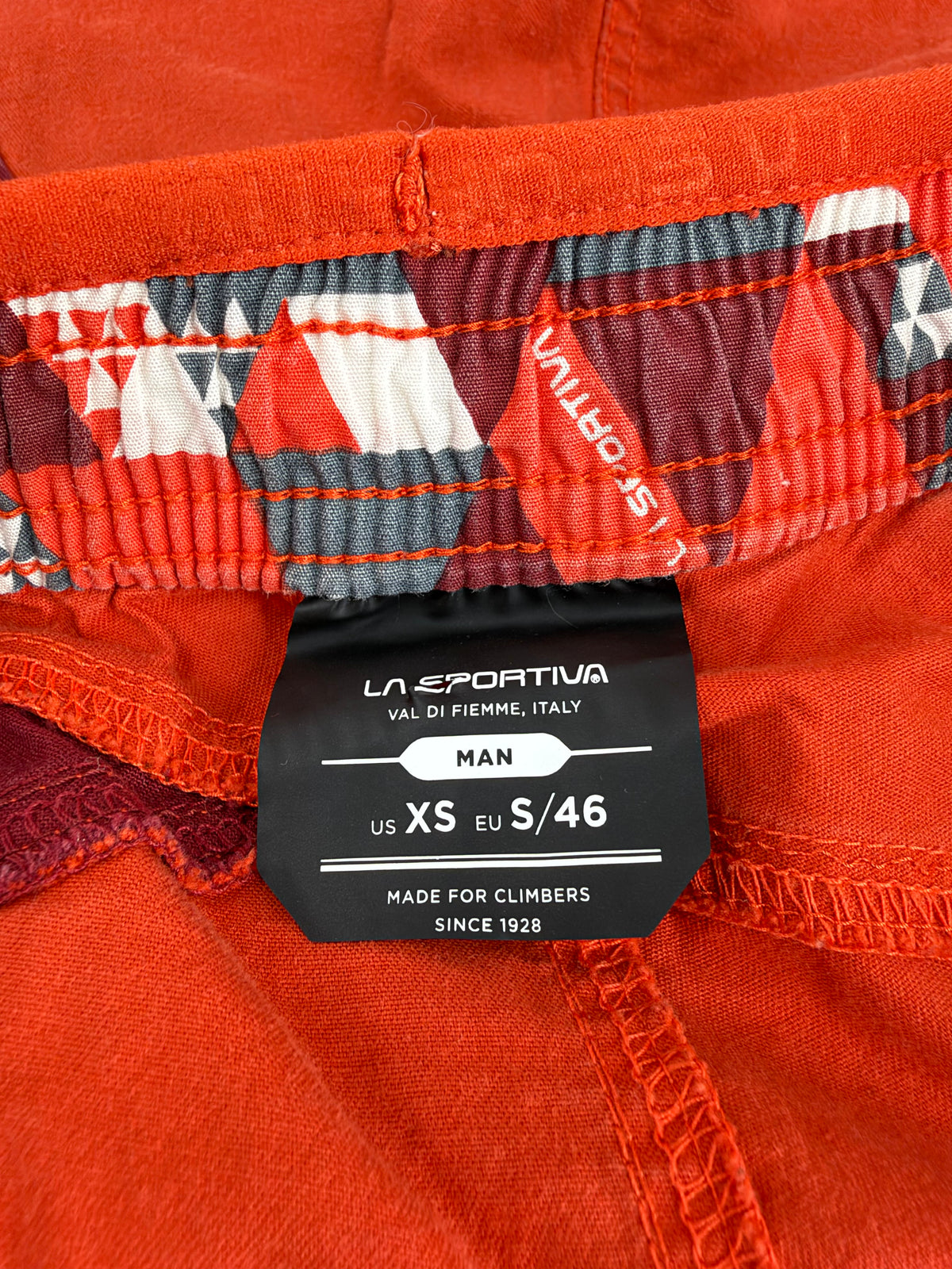 La Sportiva 'Talus' Orange Climbing Short - XS