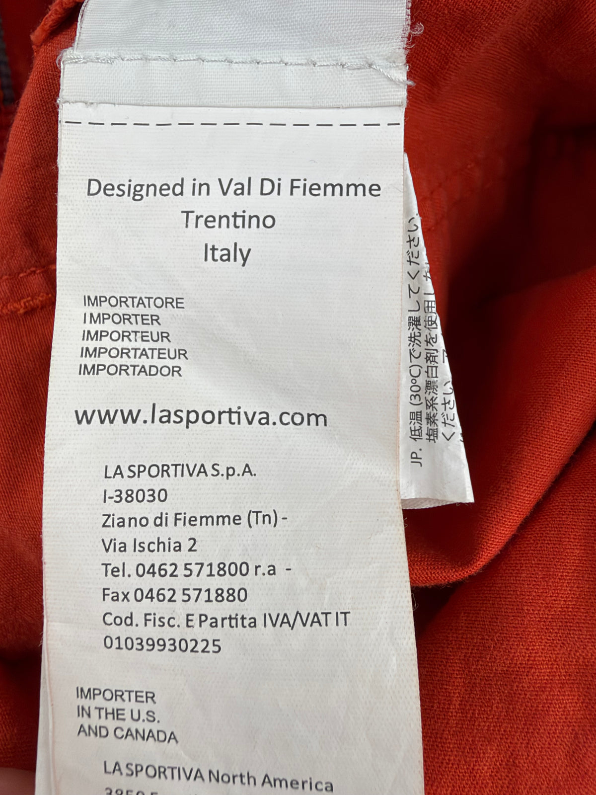 La Sportiva 'Talus' Orange Climbing Short - XS