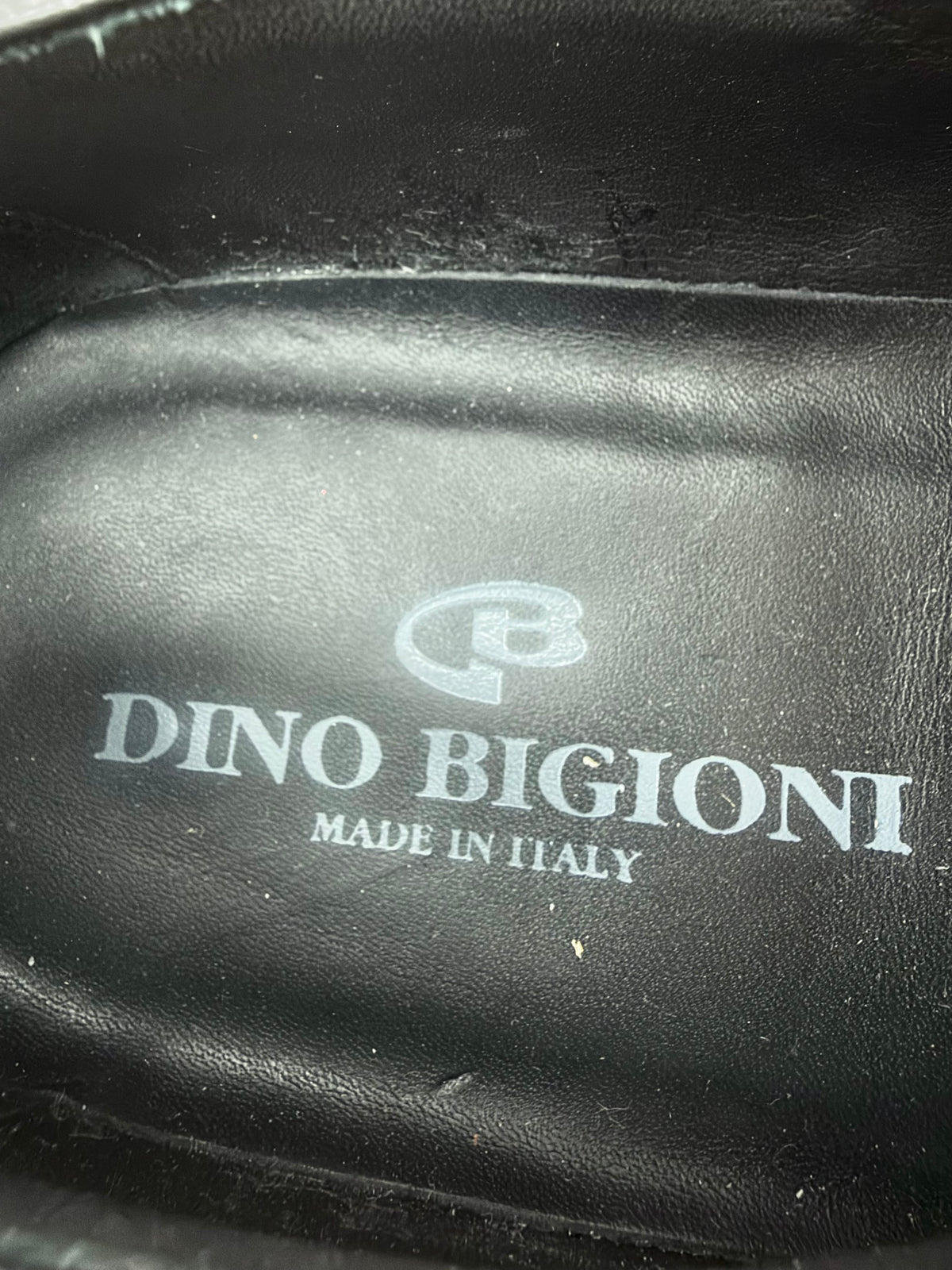 Dino Bigioni Black Italian Crafted Leather Dress Shoes - EU41