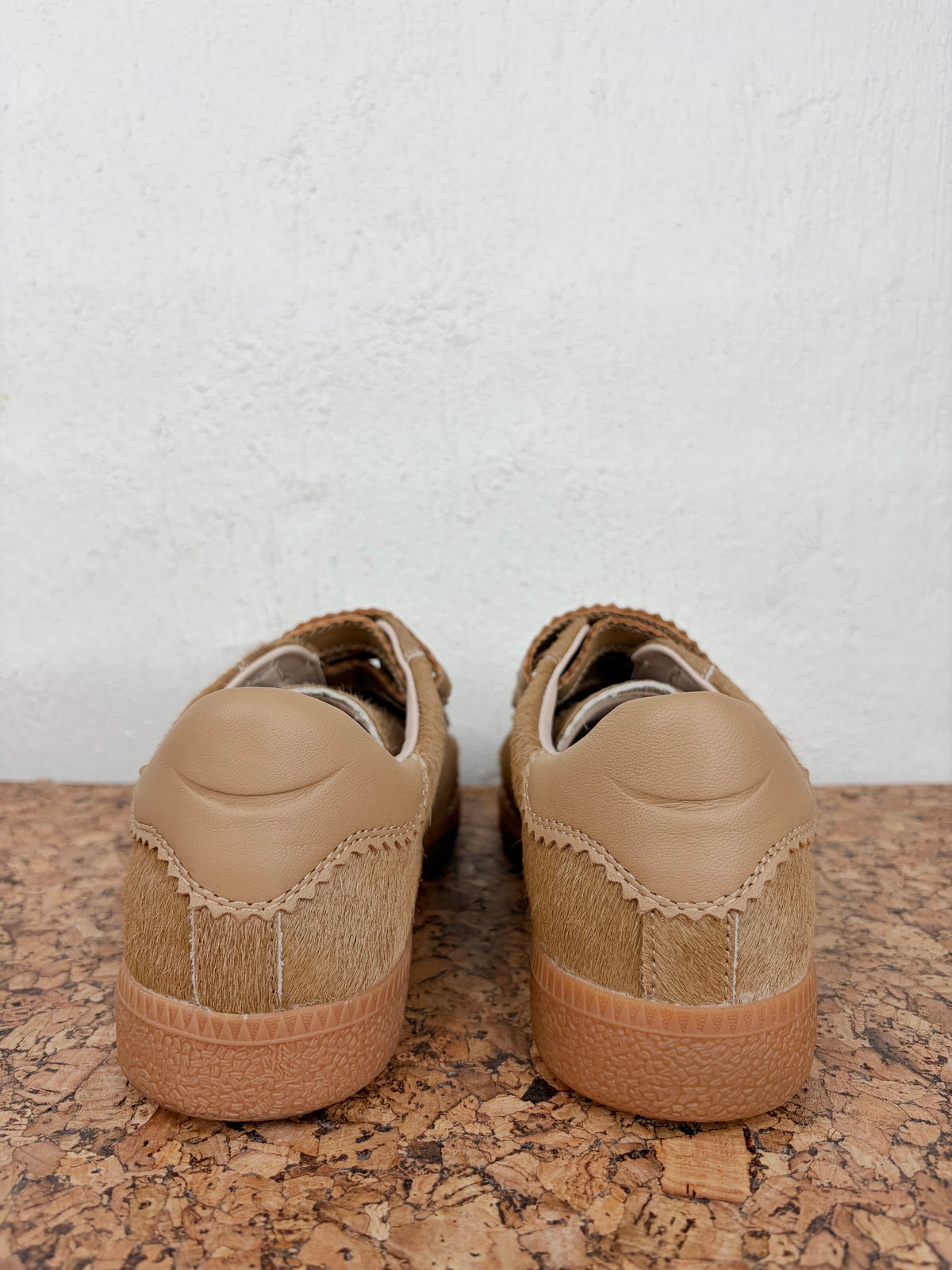 Husk Tan Pony Fur Velcro Sneakers - EU38