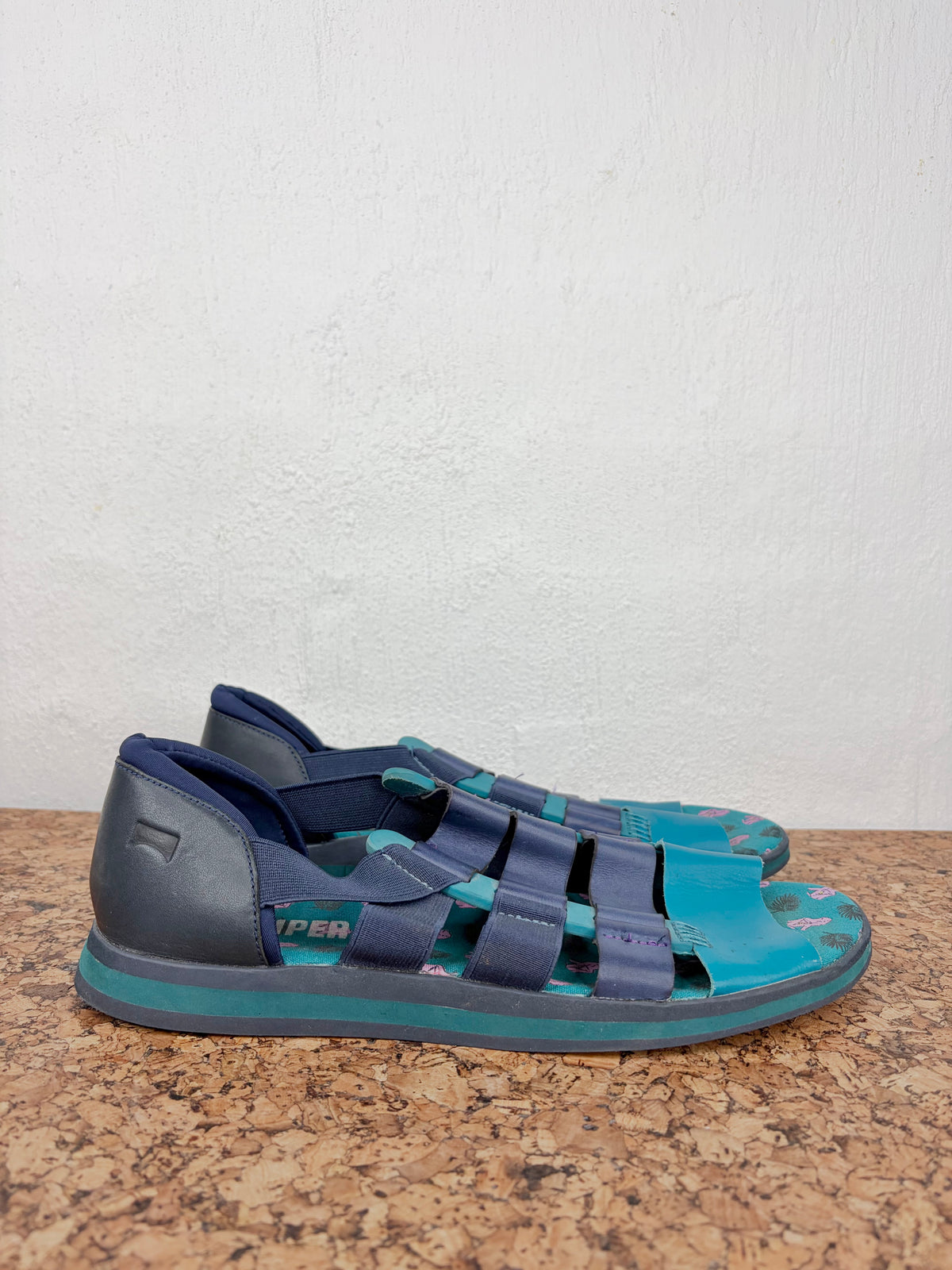Camper Blue & Indigo Sandals - EU43