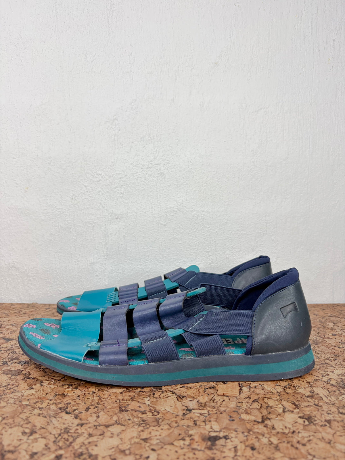 Camper Blue & Indigo Sandals - EU43