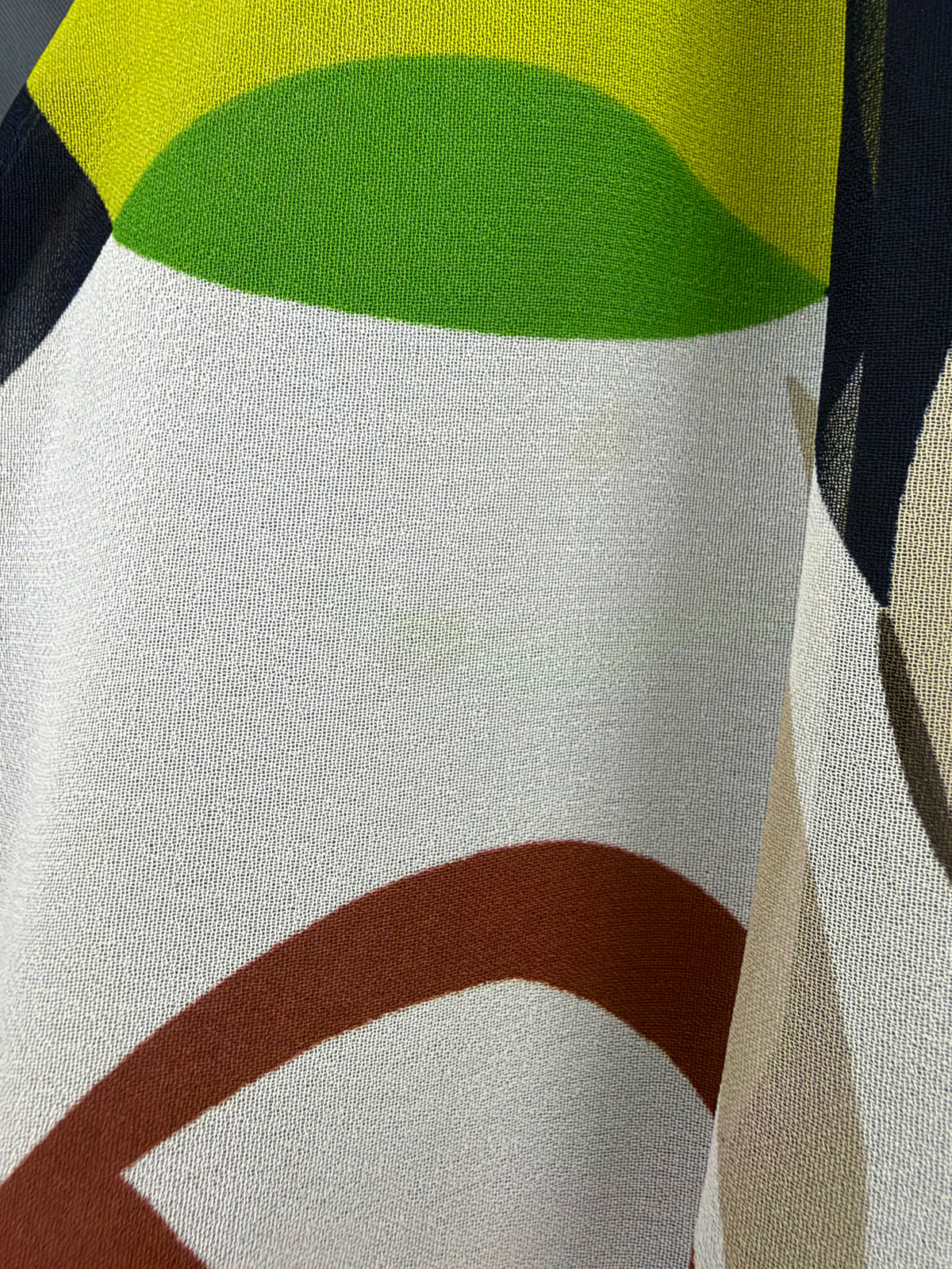 Moulinette Soeurs Retro Patterned V-Neck Empire Waist Dress - AU6/8