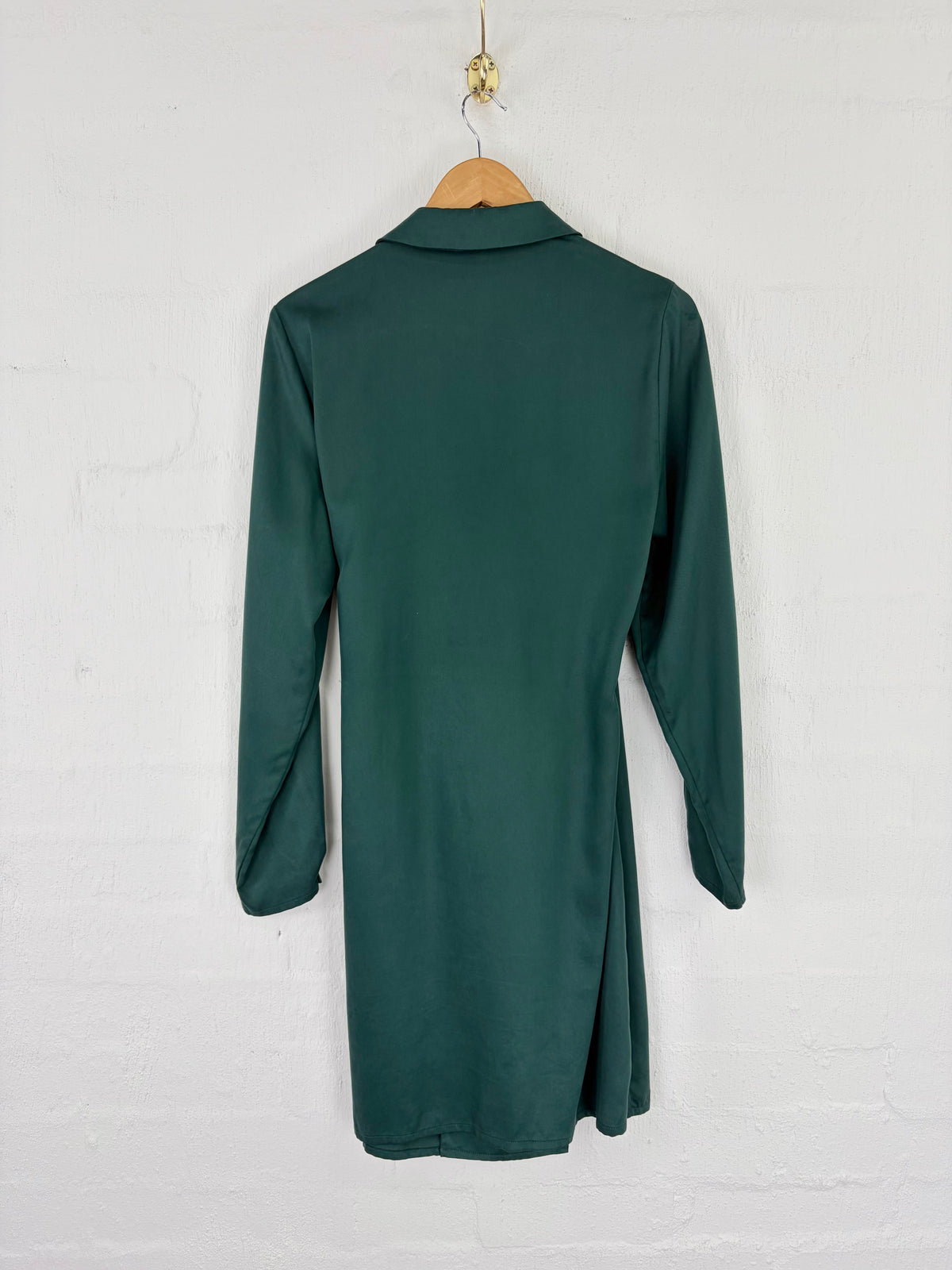 Another Label Petrol Green Wrap Dress - AU10/12