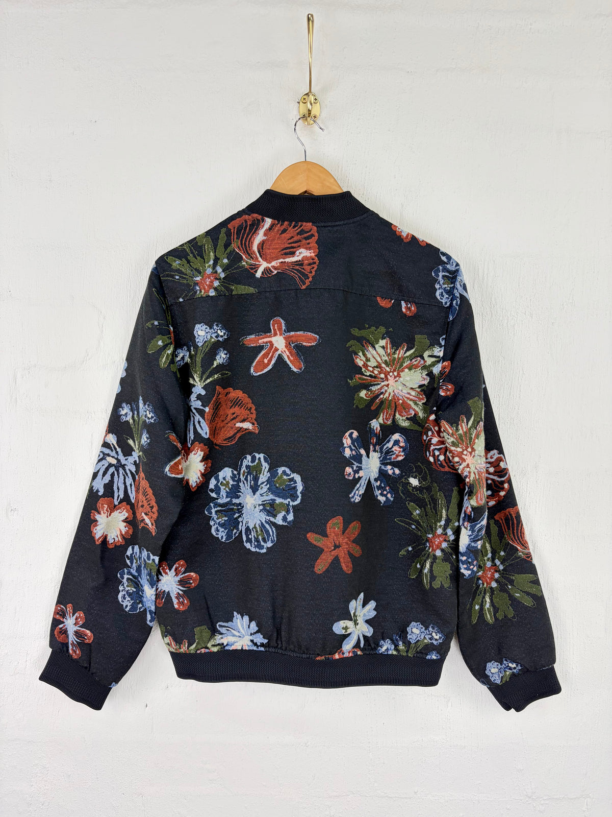 Scotch & Soda Floral 'Poetry Night' Bomber Style Jacket - M