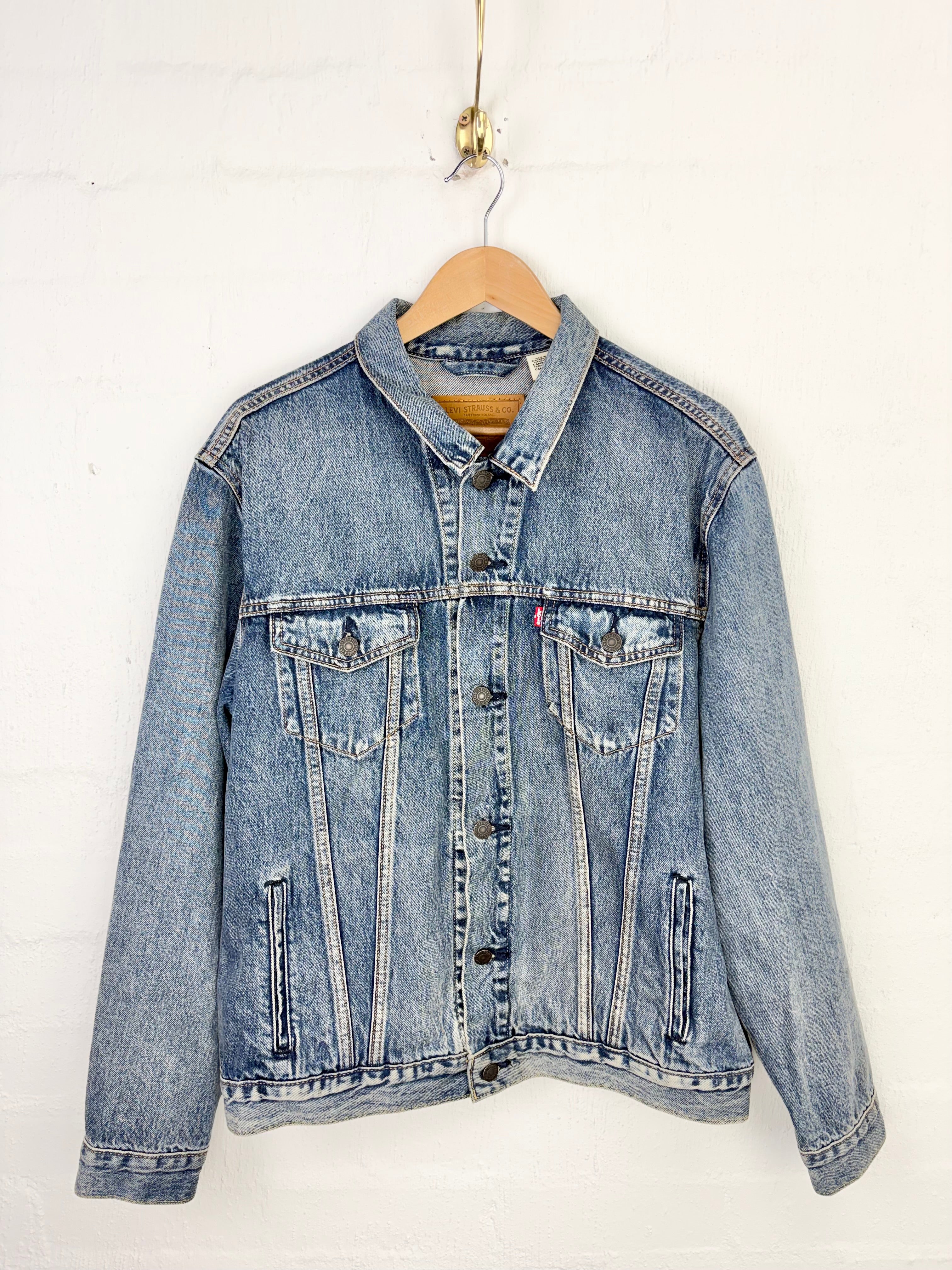 Levi's Blue Denim Tailored Button Down Jacket - L