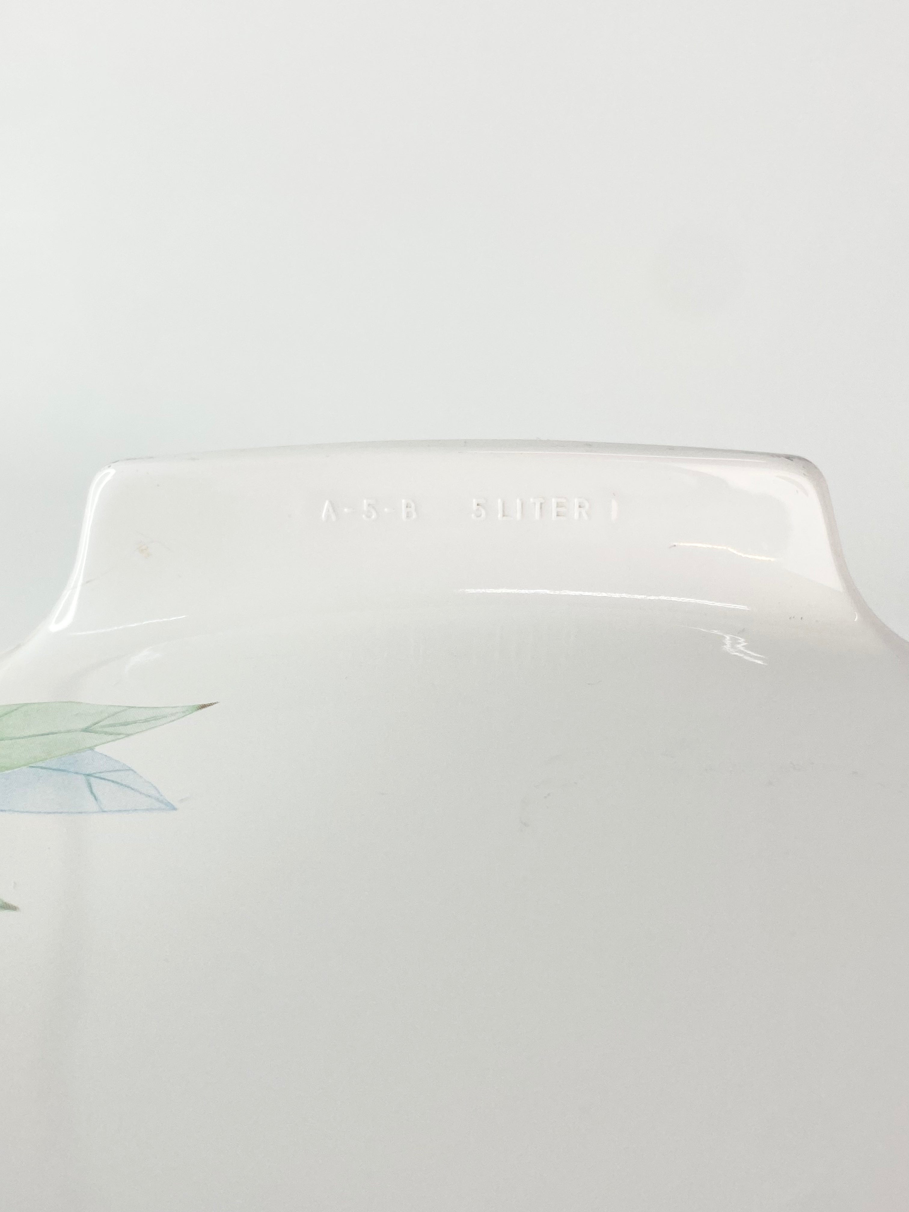 Corning Ware Peach Floral Casserole Dish 5L