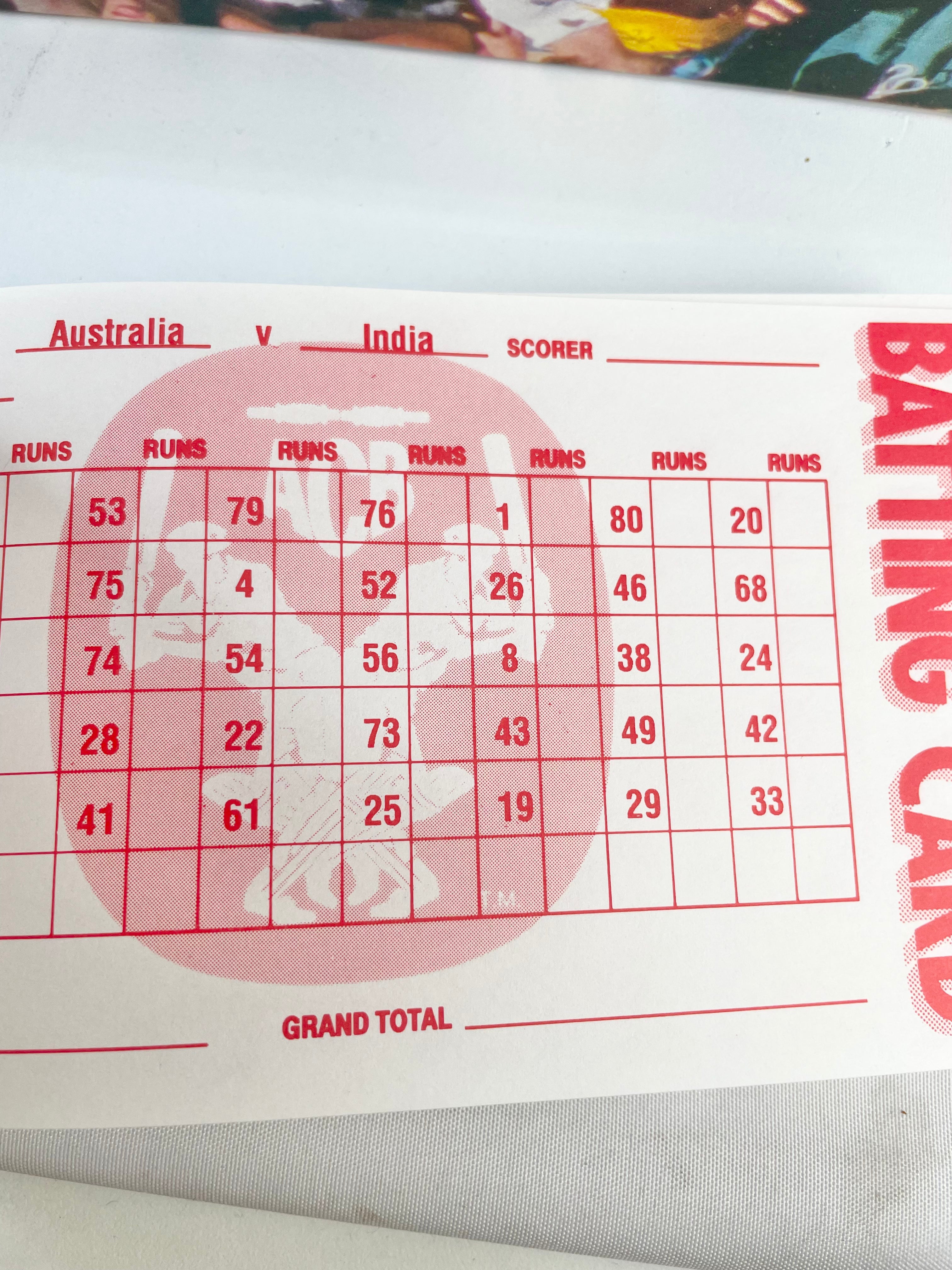 Vintage Cricket The Interactive Television Board Game